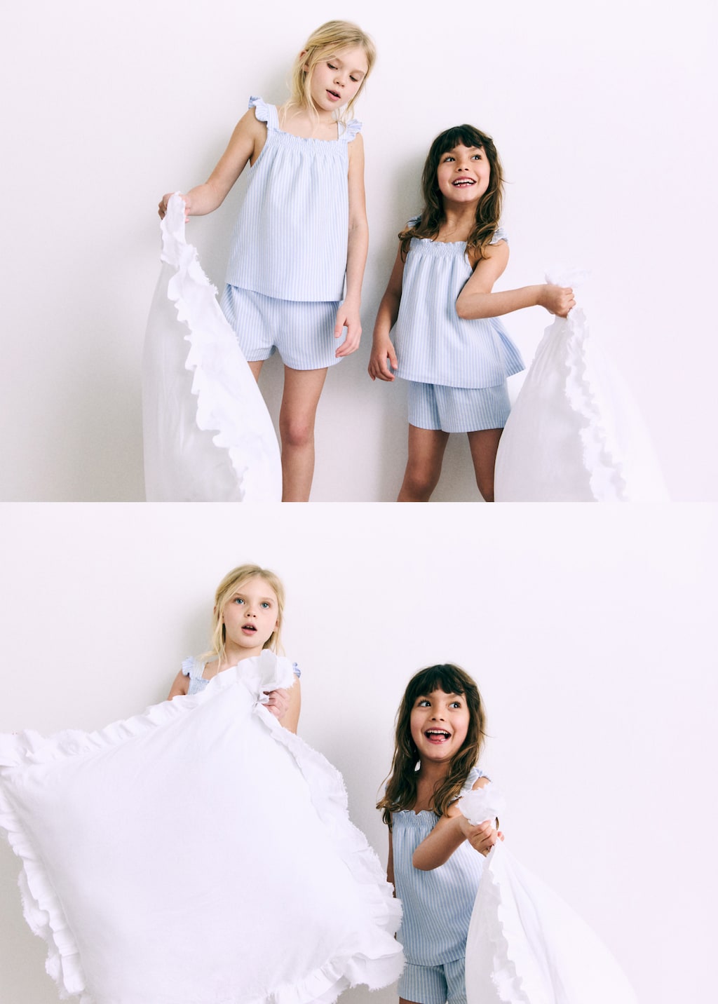 Striped cotton pyjama pack - Kids | MANGO USA