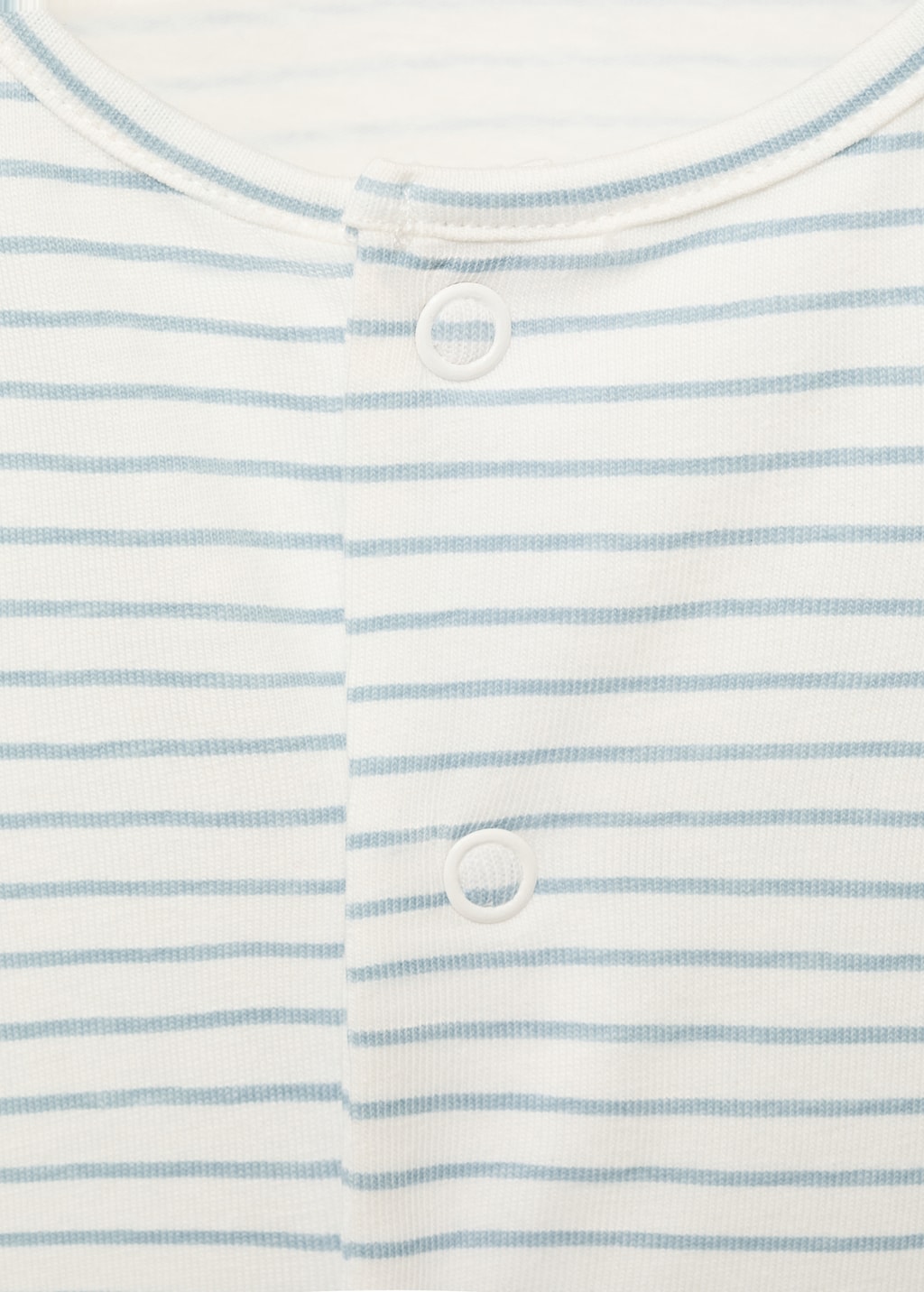 Striped bodysuit pyjamas