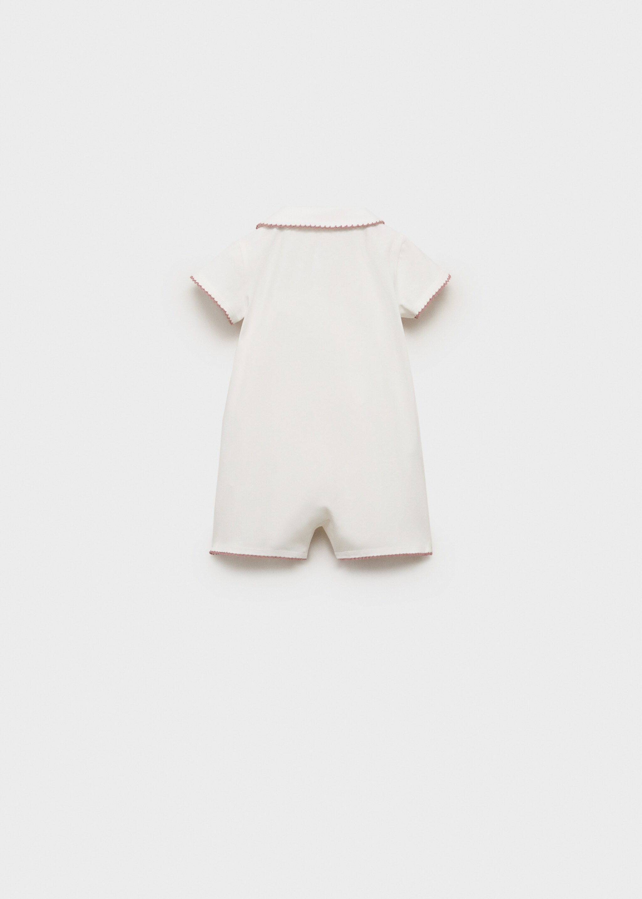 Pijama body cuello babydoll - Reverso del artículo