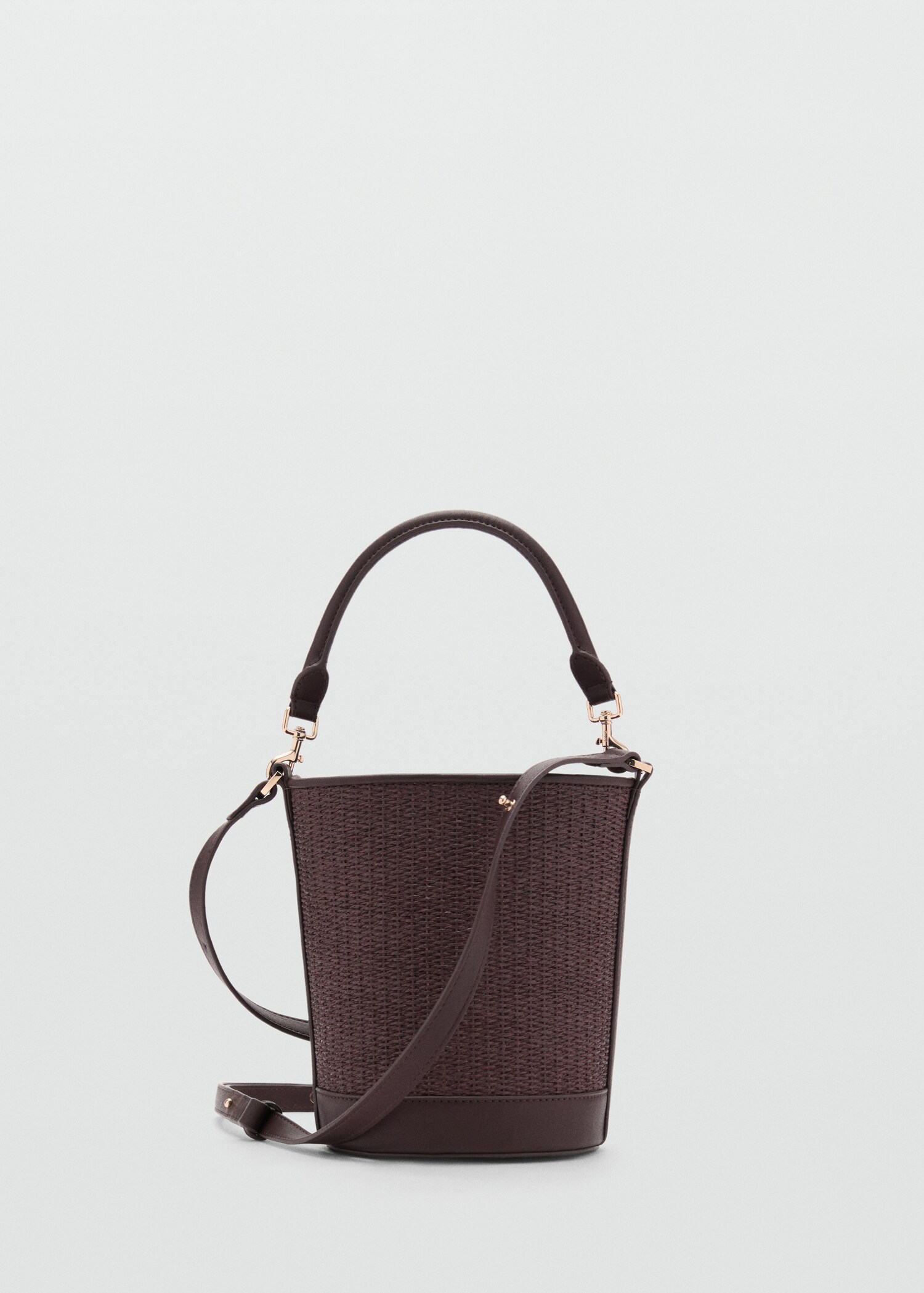 Bolso bucket rafia tamaño pequeño - Artículo sin modelo