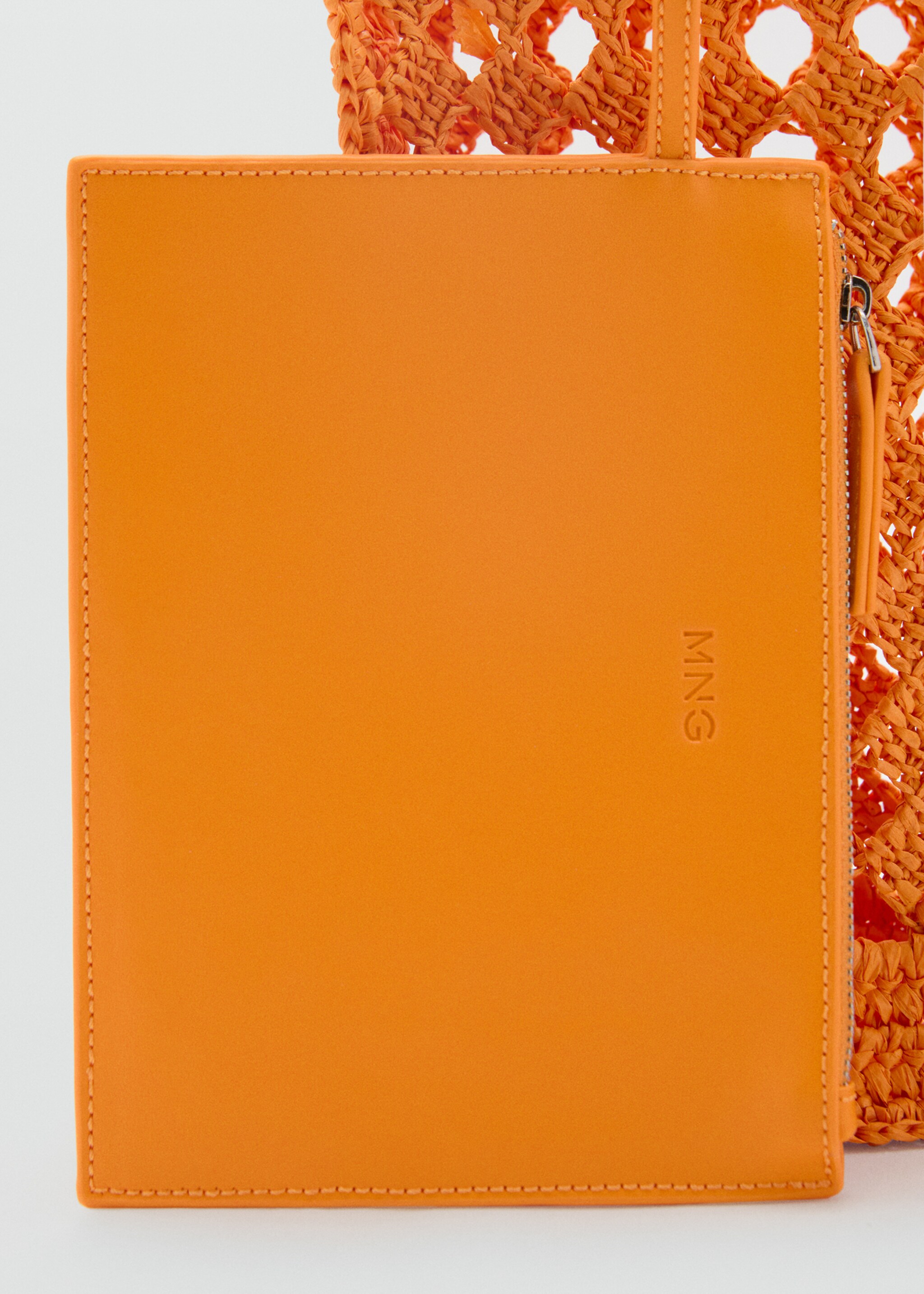 Natural fibre openwork shopper bag - Details of the article 1