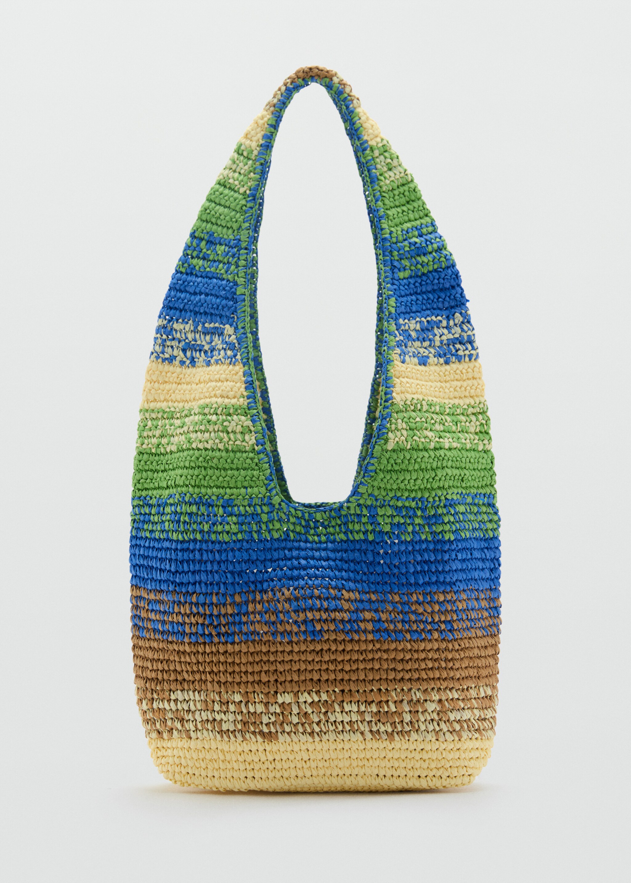 Natural fibre gradient shopping bag - Article without model