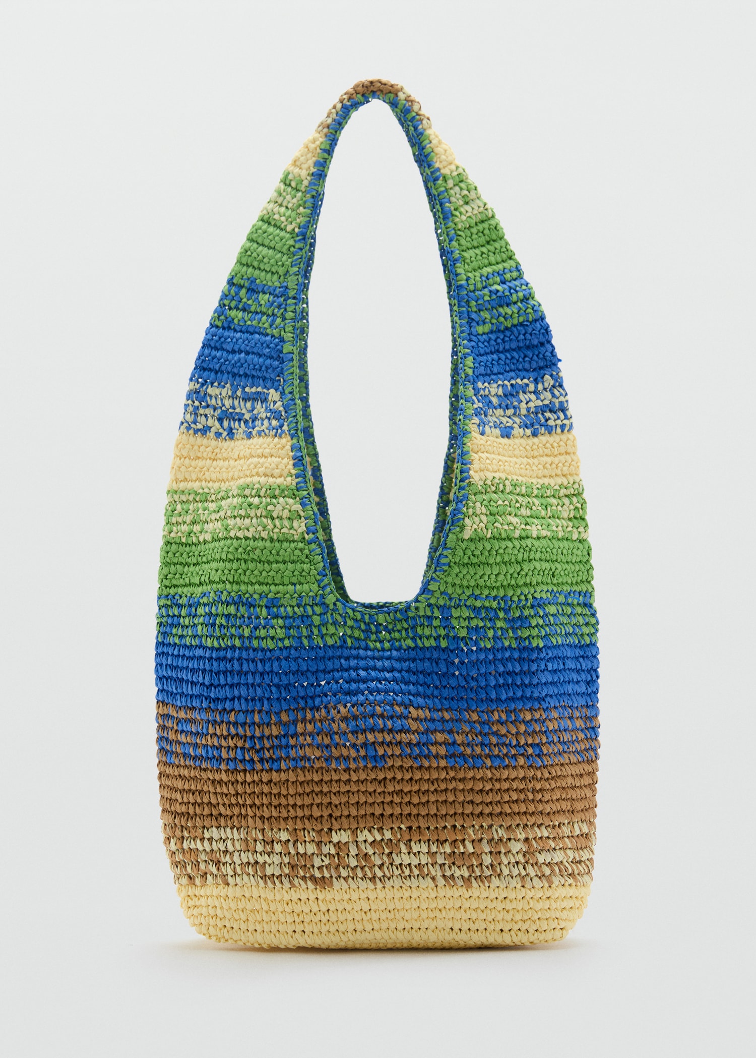 Natural fiber gradient shopping bag - Article without model