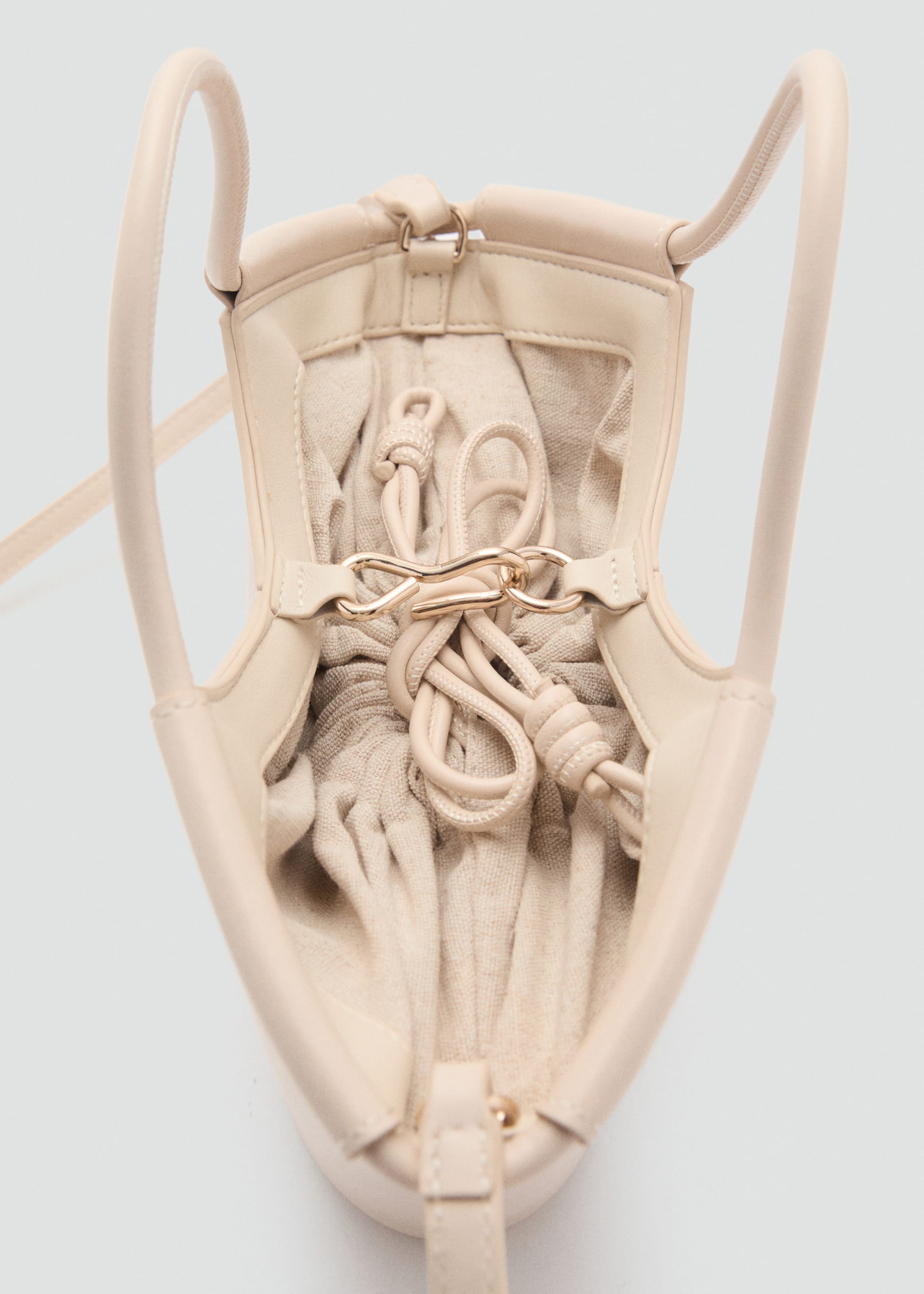 Mini shopper-style shoulder bag - Details of the article 1