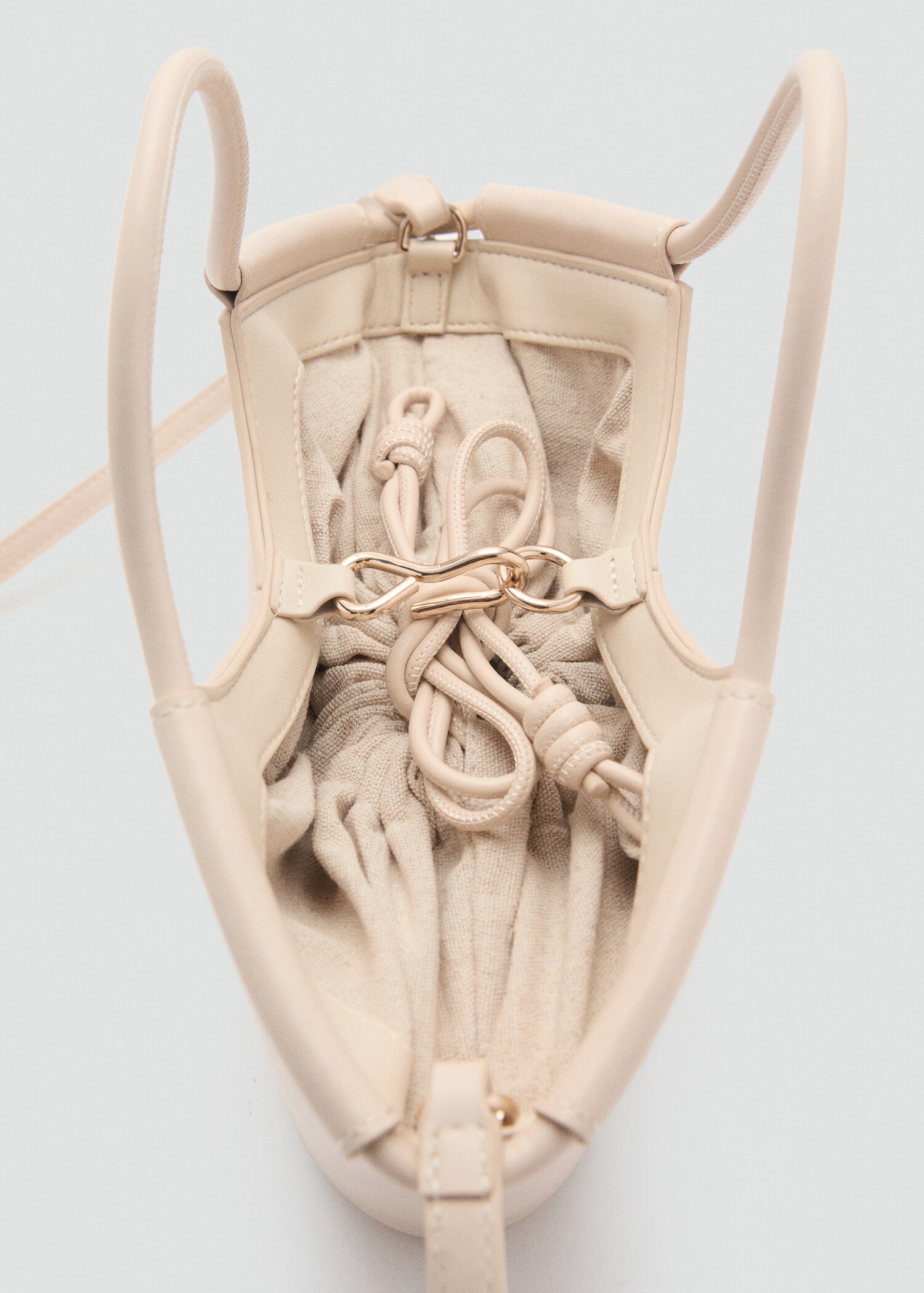 Mini shopper-style shoulder bag - Details of the article 1