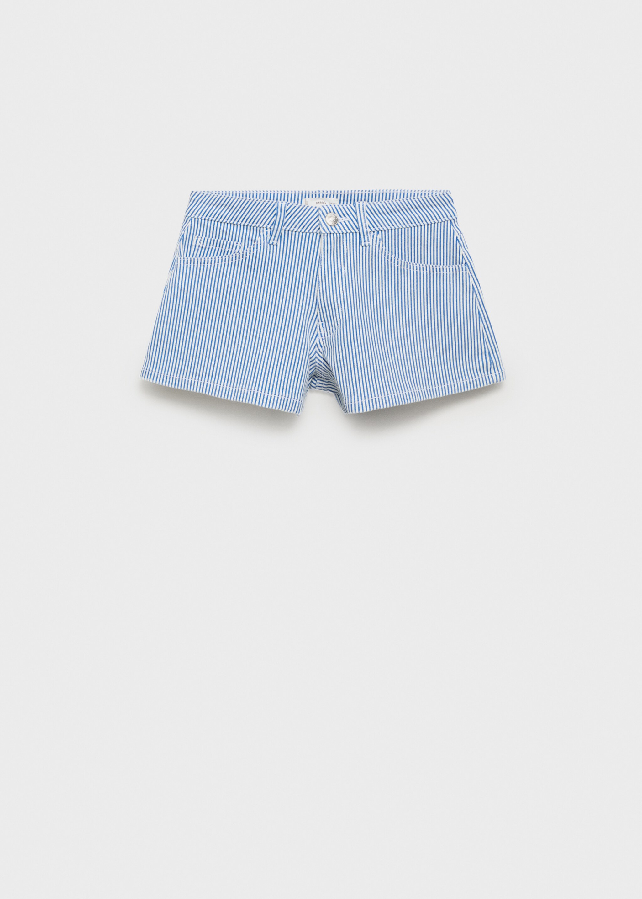 Low-waist striped shorts - Article without model