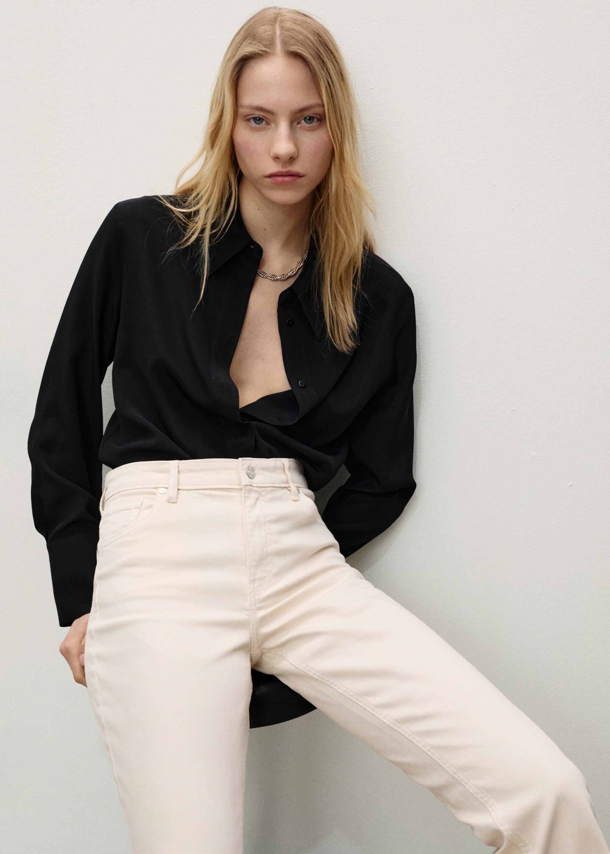 Sienna flared cropped jeans - Details of the article 1