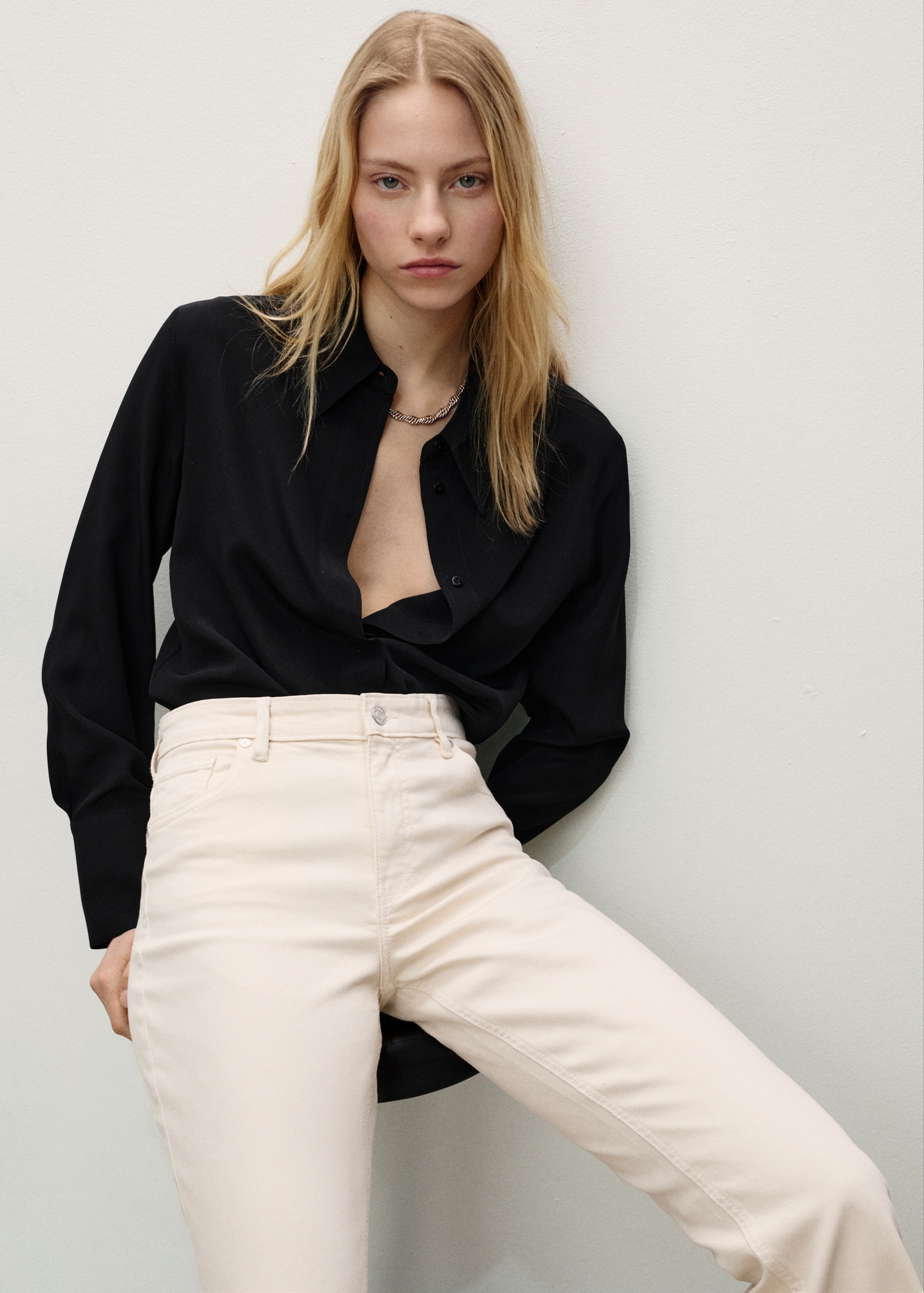 Sienna flared cropped jeans - Details of the article 1
