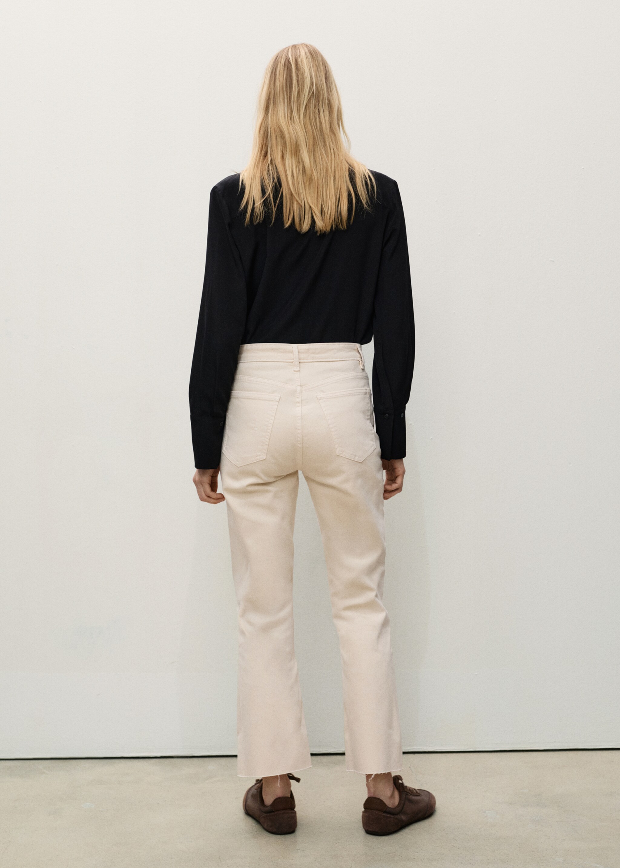 Sienna flared cropped jeans - Reverse of the article