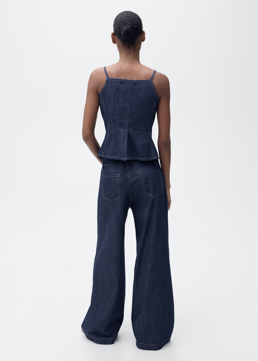 Wideleg mid-rise jeans - Women | MANGO USA Wideleg mid-rise jeans - Women | MANGO USA
