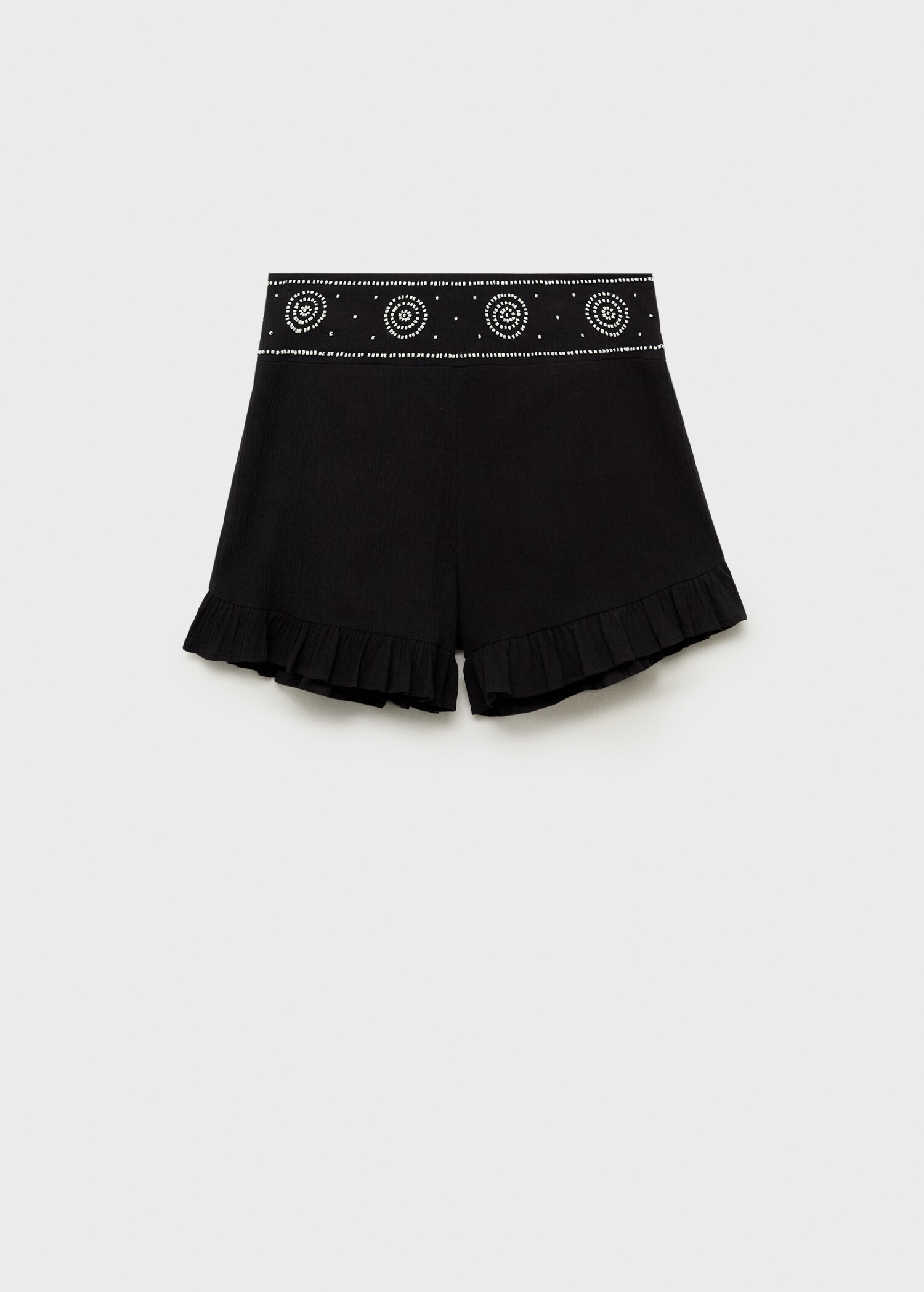 Beaded embroidered shorts - Article without model