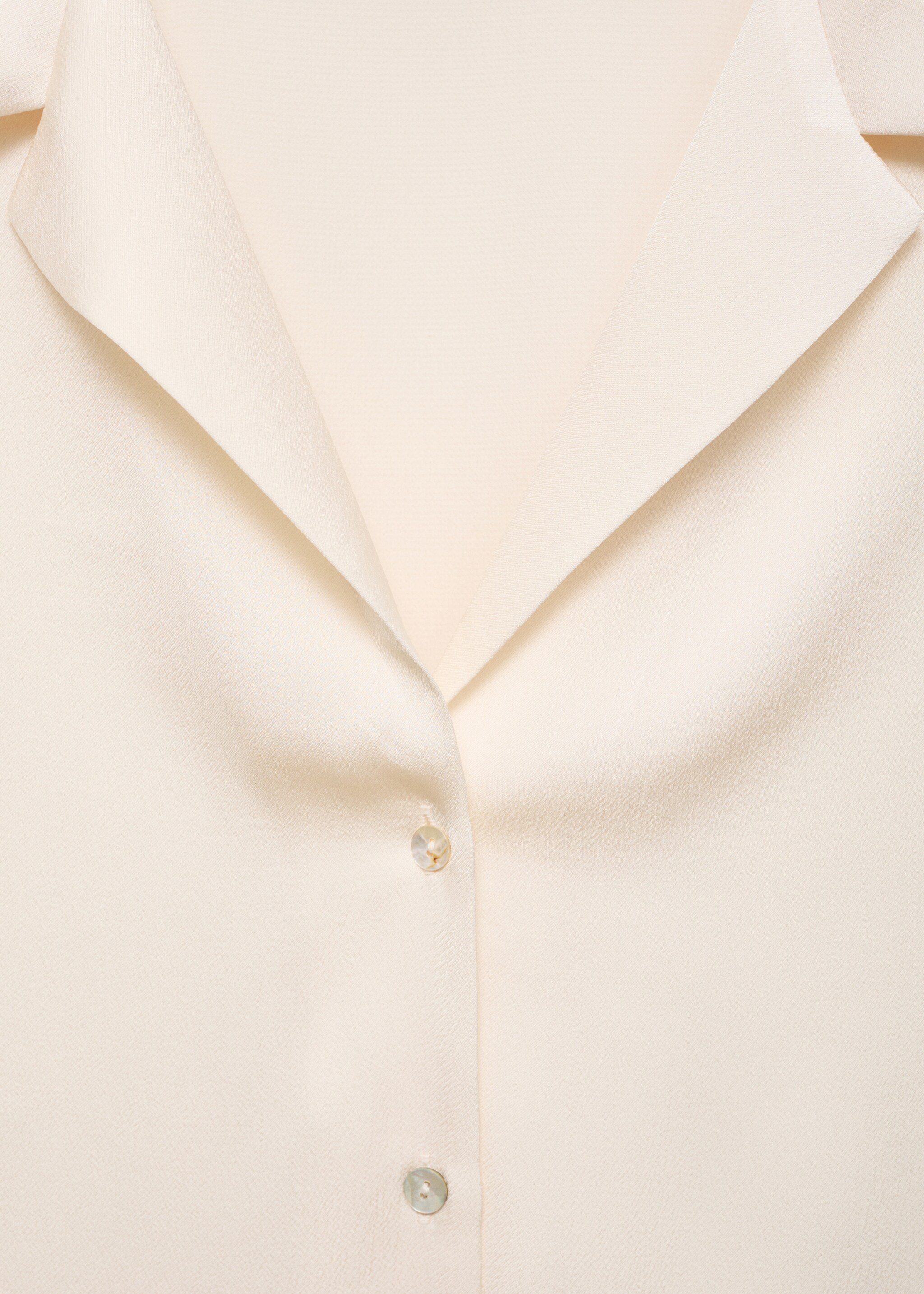Short-sleeved satin shirt - Details of the article 8