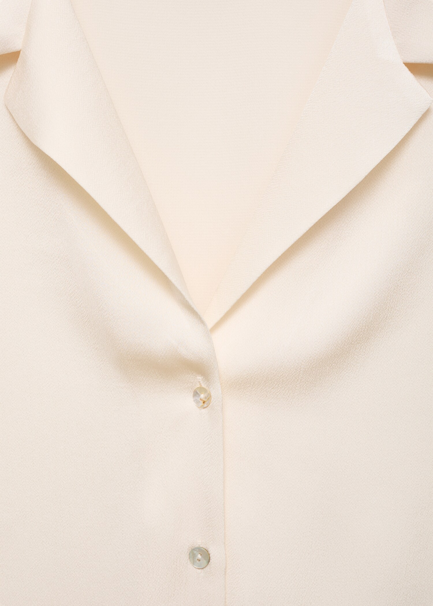 Short-sleeved satin shirt - Details of the article 8