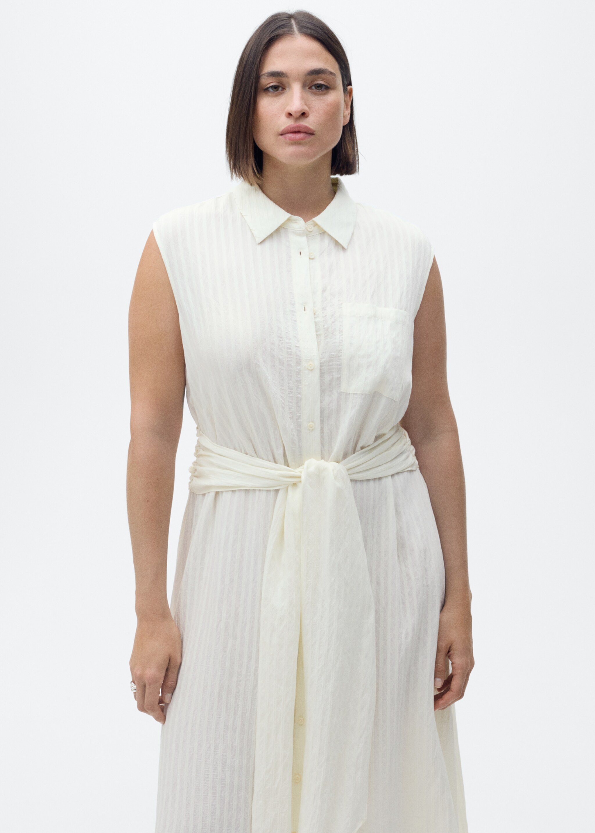 Bow shirt dress - Details of the article 5