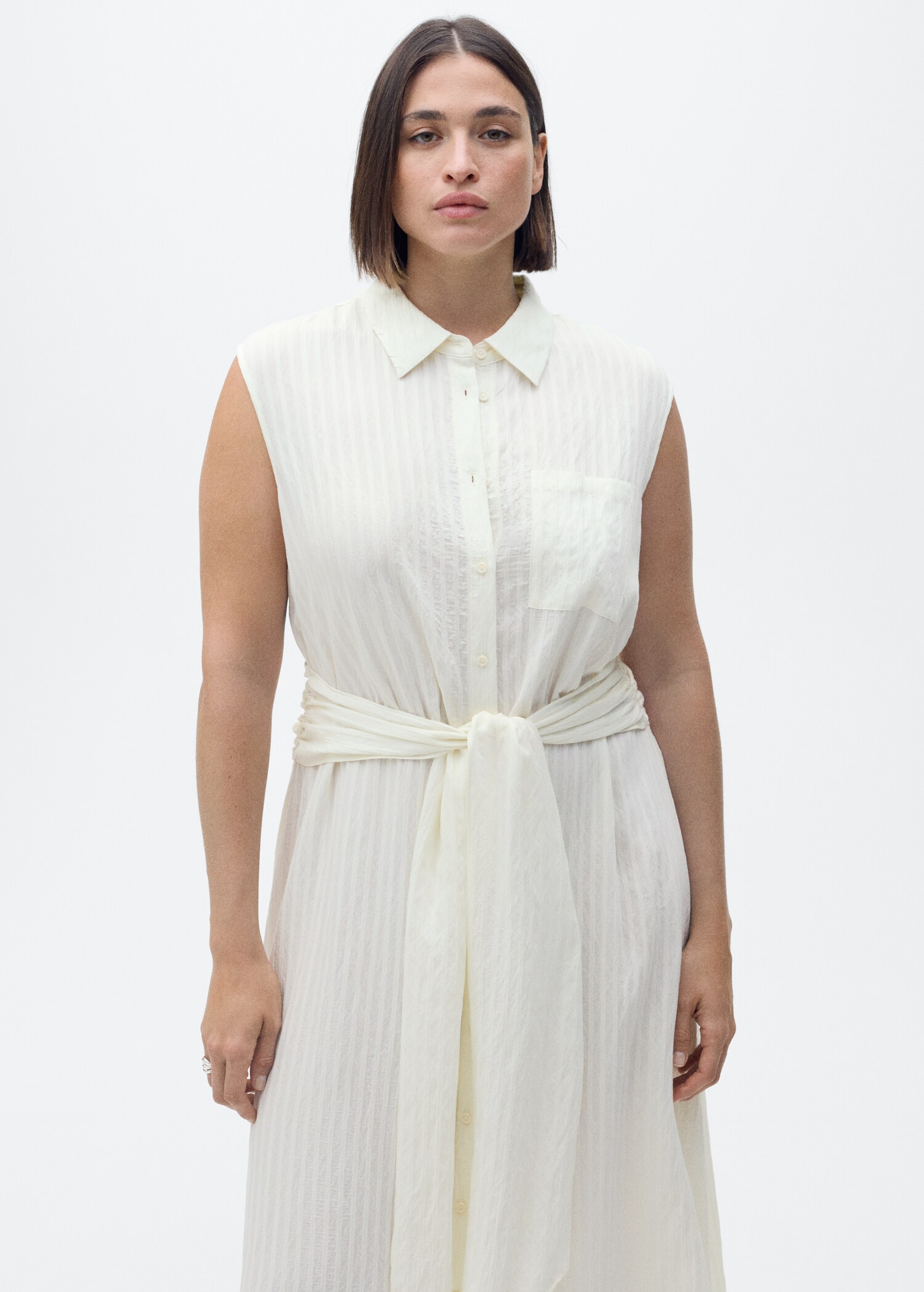 Bow shirt dress - Details of the article 5