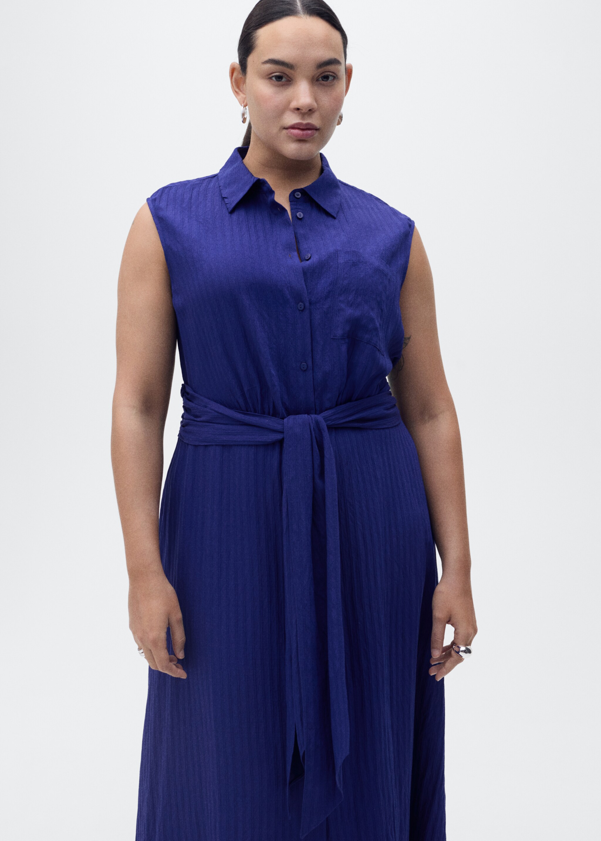 Vestido camisero lazo - Detalle del artículo 5