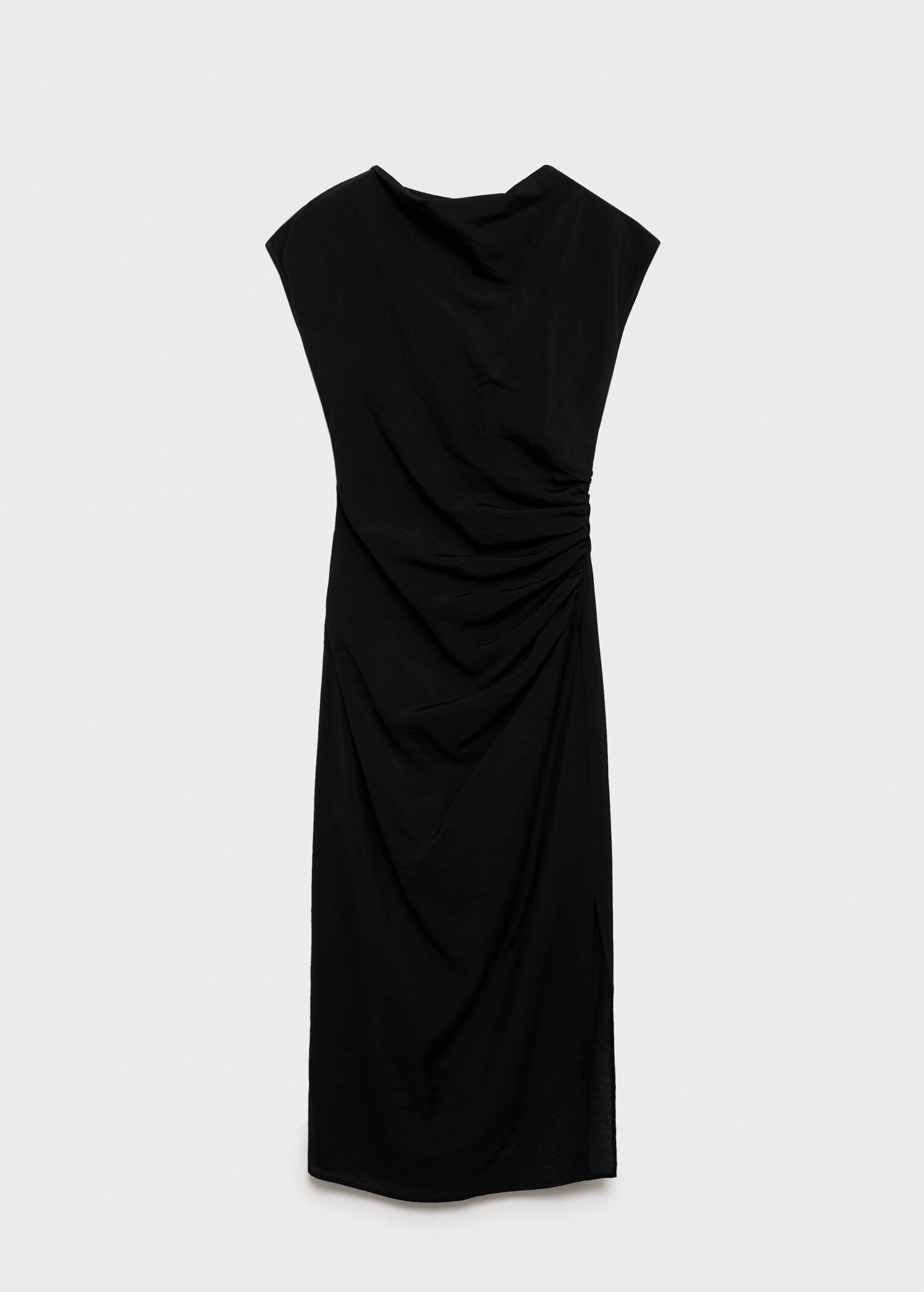 Draped straight dress - Article without model