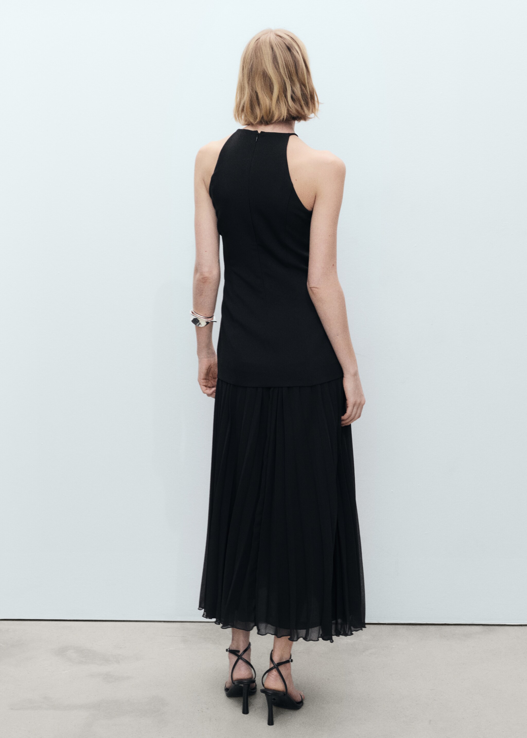 Robe évasée combinée - Verso de l’article