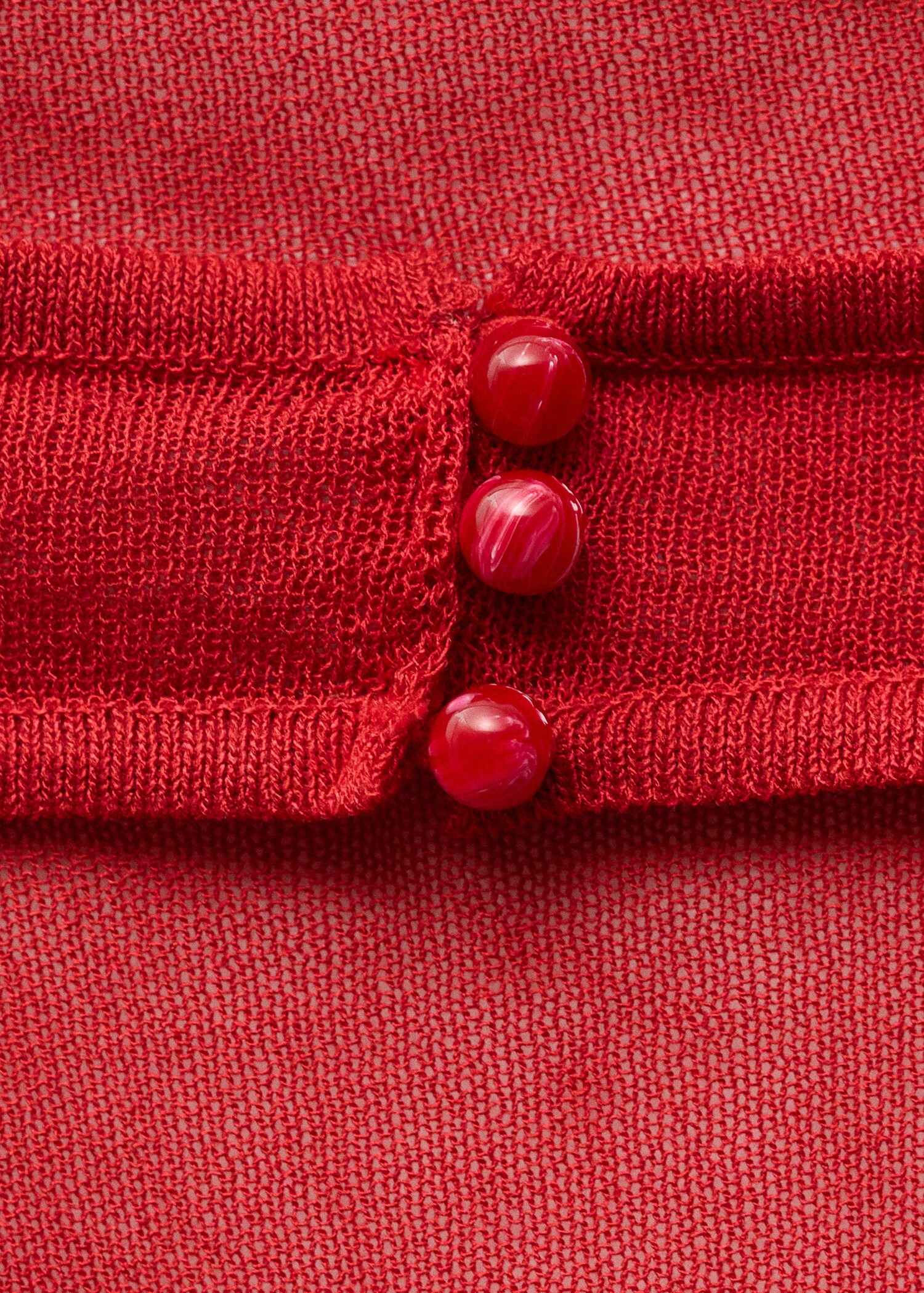 Gedrapeerde gebreide top met open rug - Detail van het artikel 0