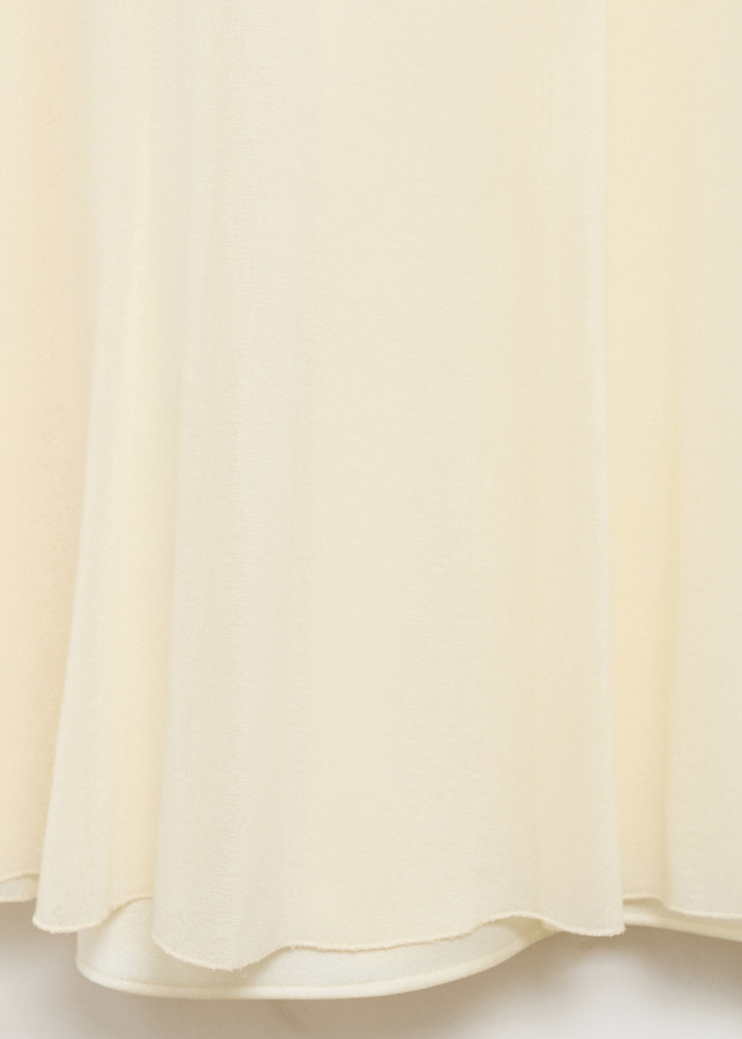 Vestido combinado semitransparente - Detalle del artículo 0