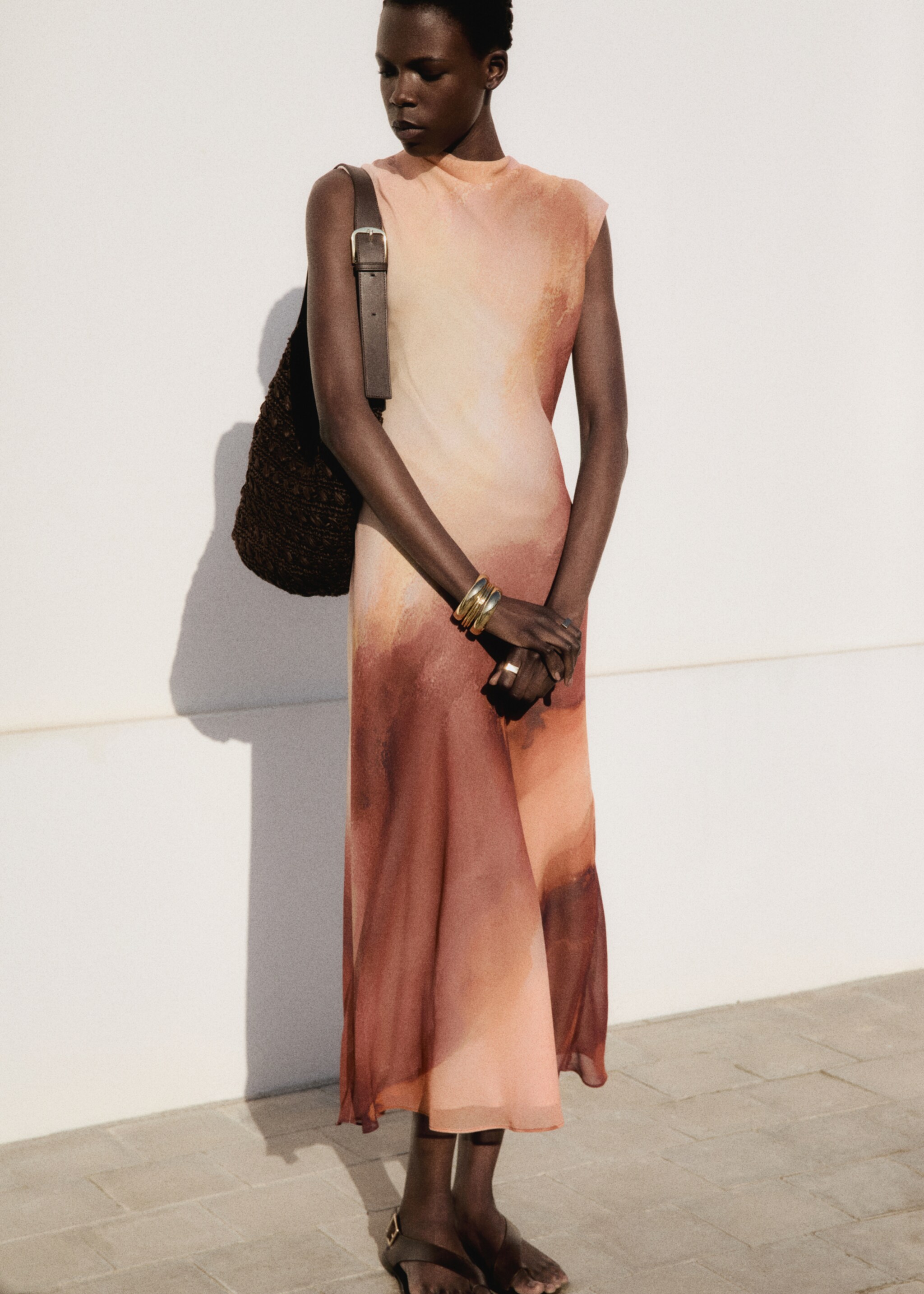 Long gradient dress - Details of the article 7