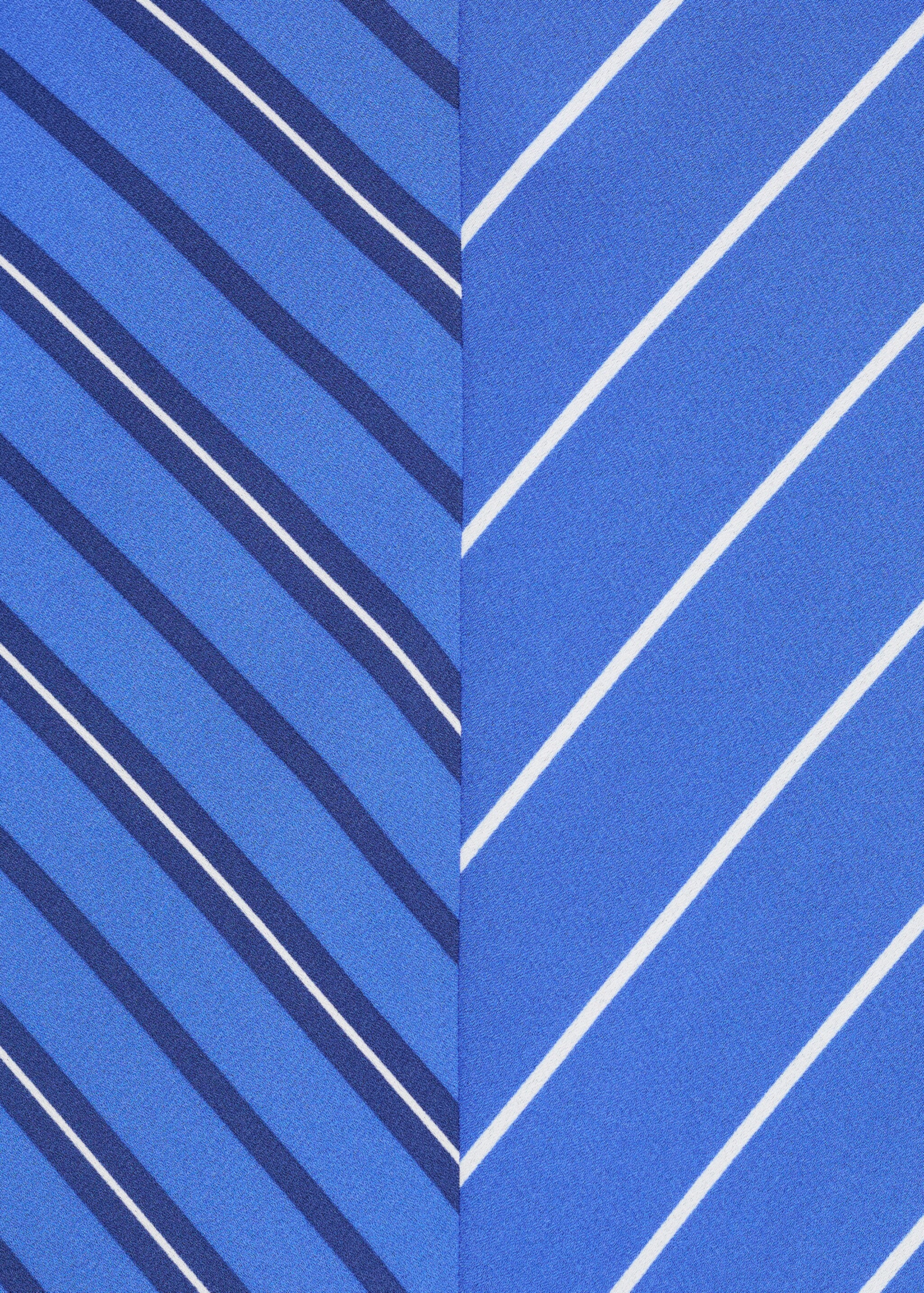 Combined striped flared dress - Details of the article 8