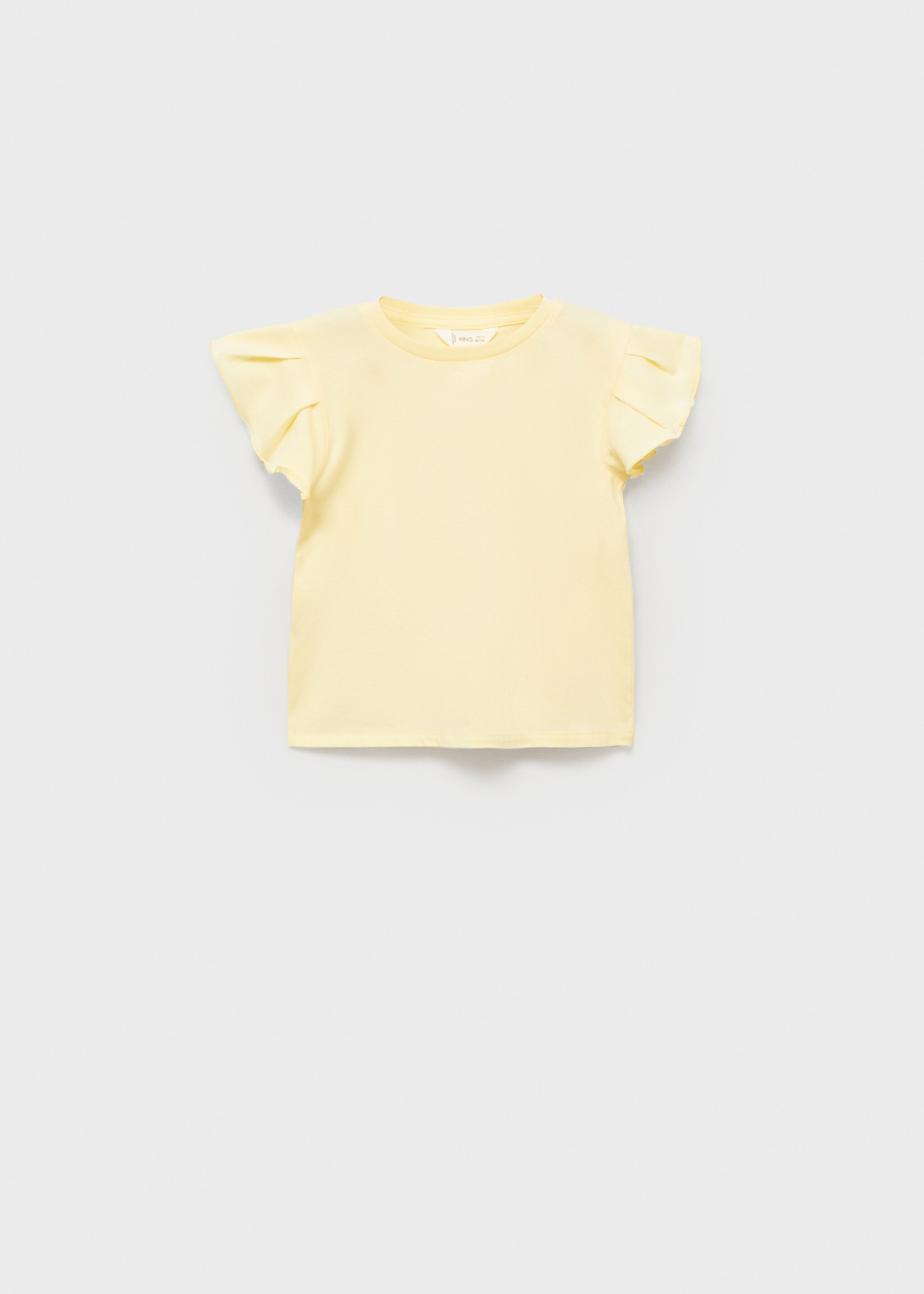 Ruffled sleeve T-shirt - Article without model