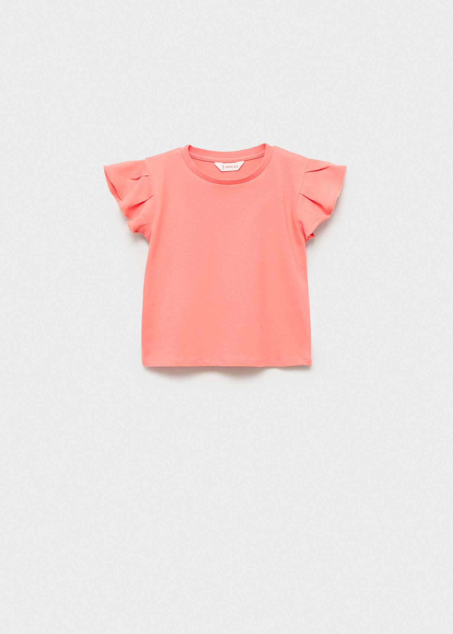 Ruffled sleeve T-shirt - Article without model