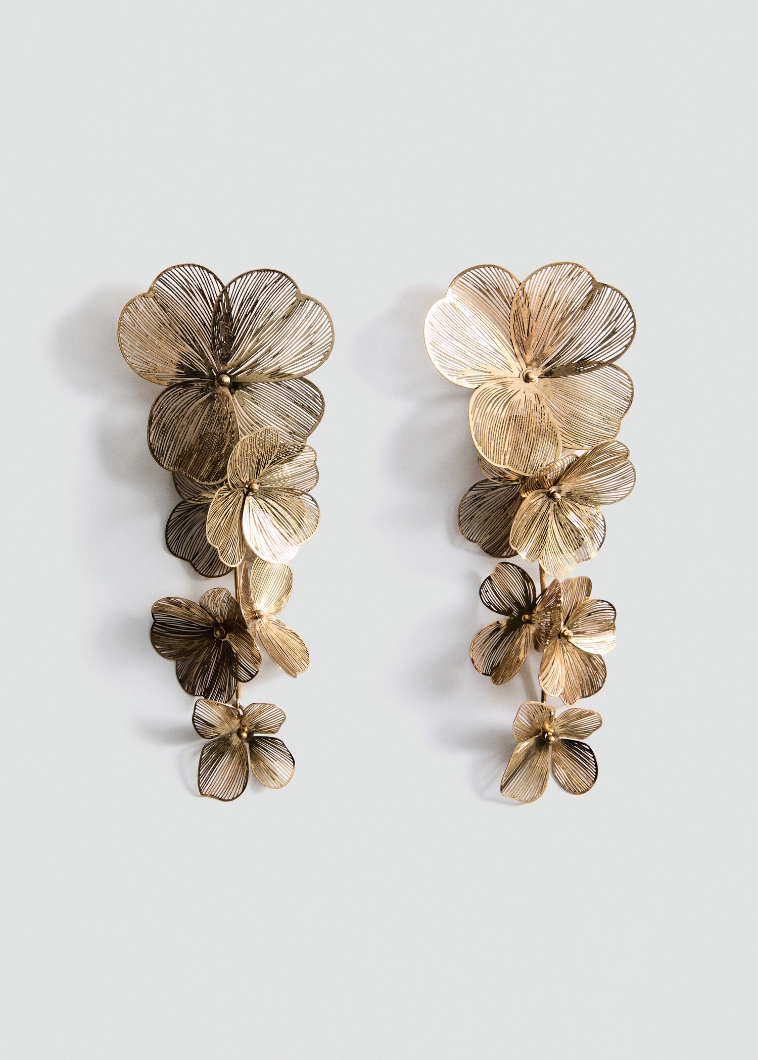Pendientes flores colgantes - Artículo sin modelo