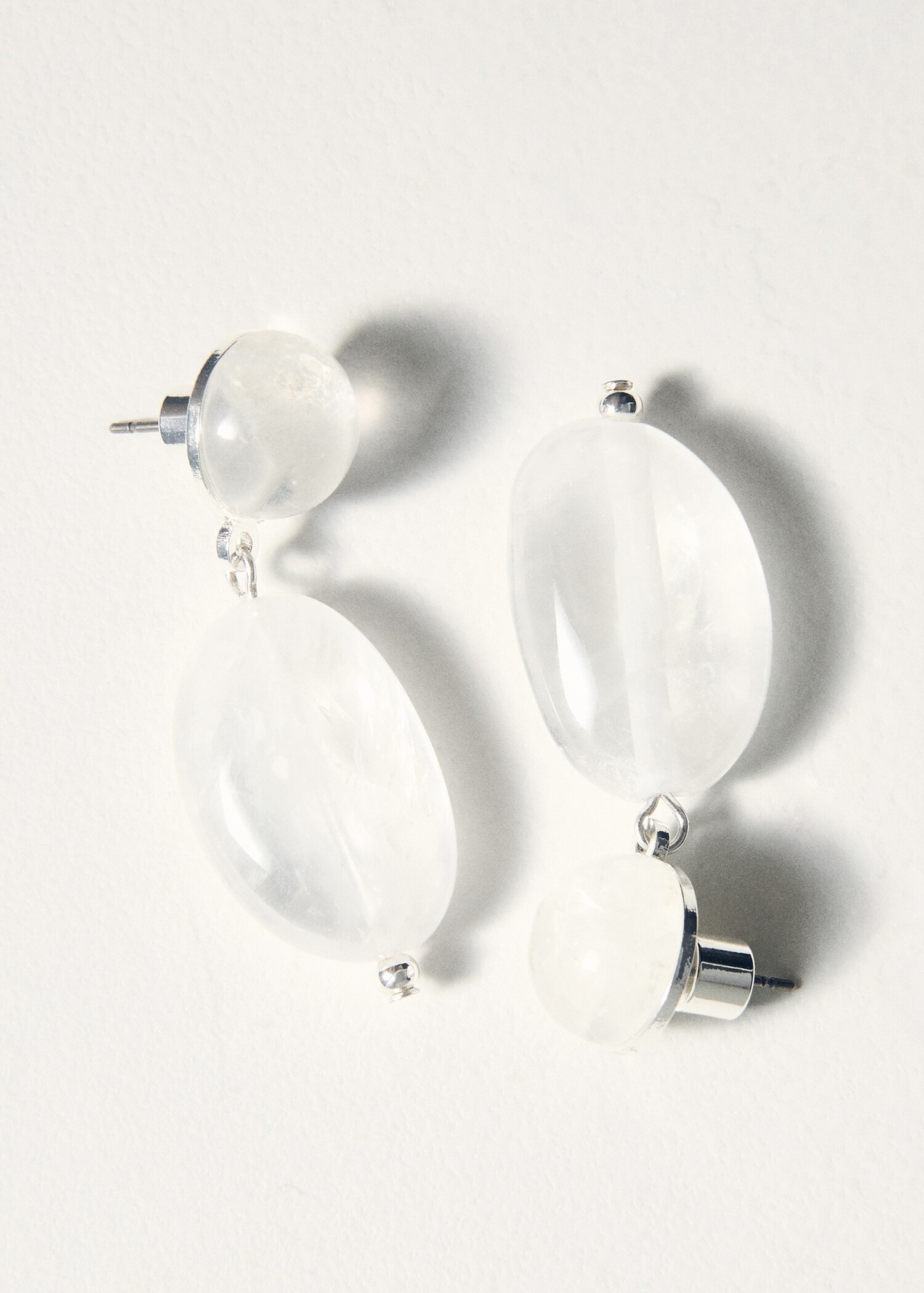 Boucles d'oreilles pendantes pierre - Détail de l'article 5