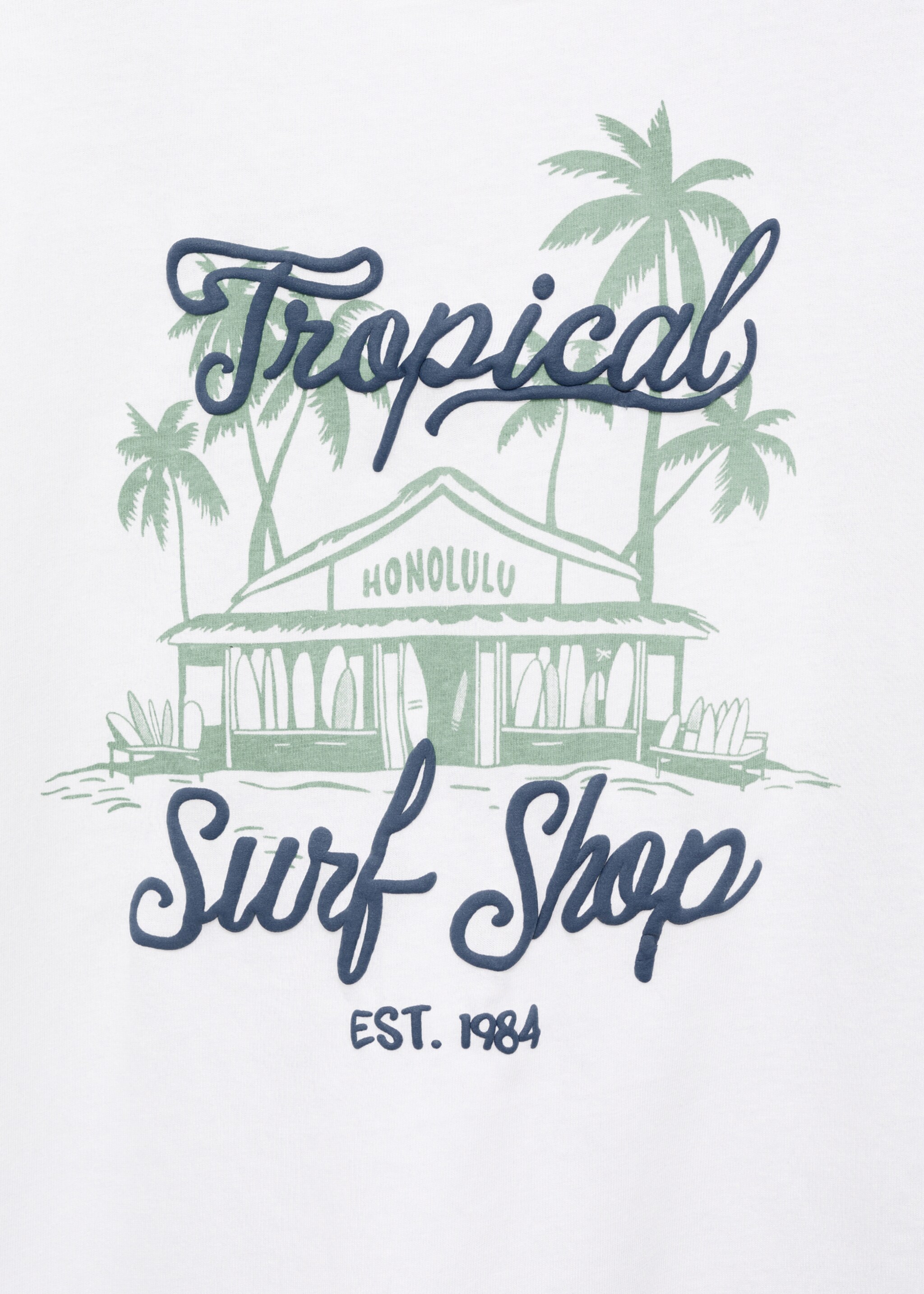 T-shirt en imprimé tropical - Détail de l'article 0