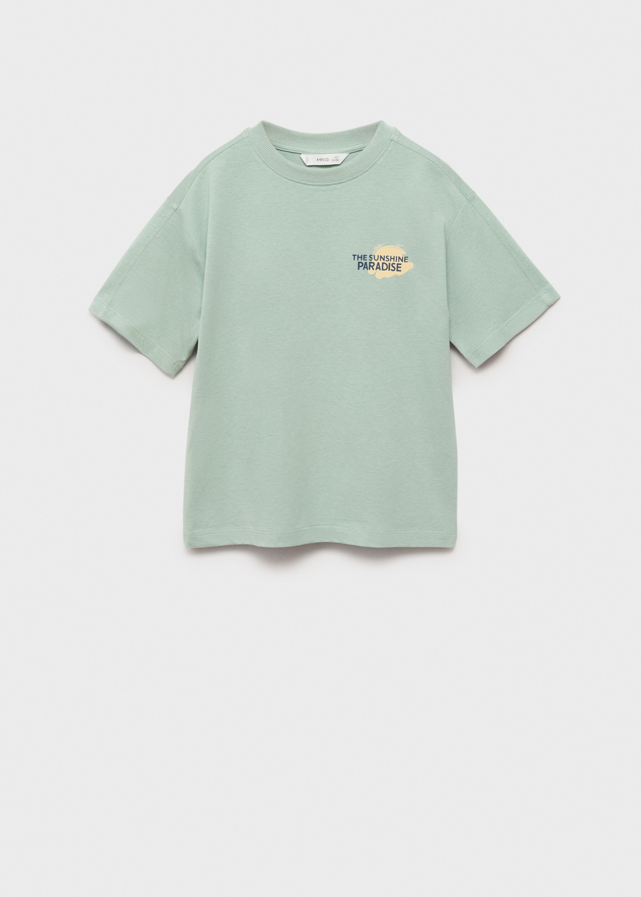Printed cotton-blend T-shirt - Article without model