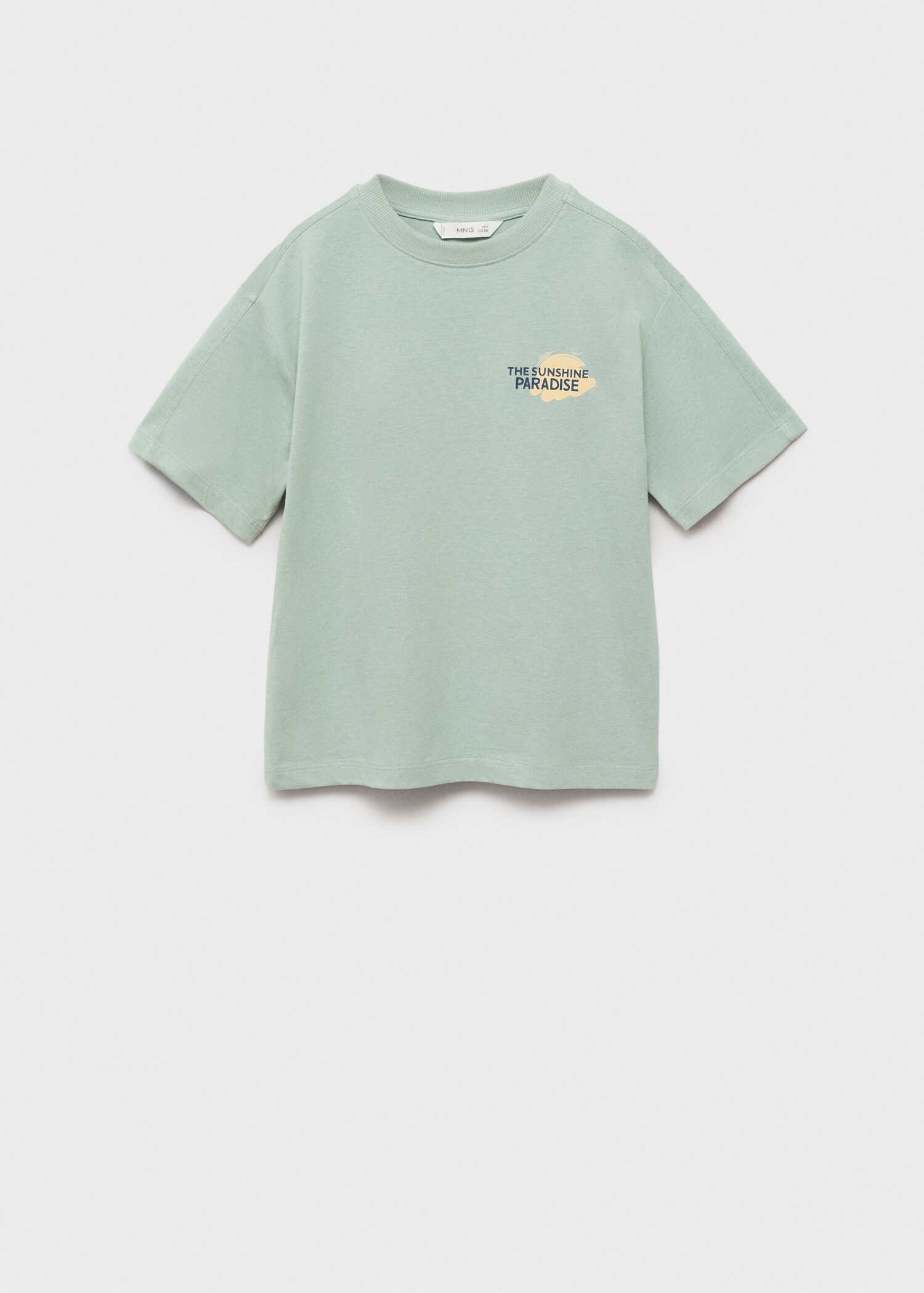 Printed cotton-blend T-shirt - Article without model