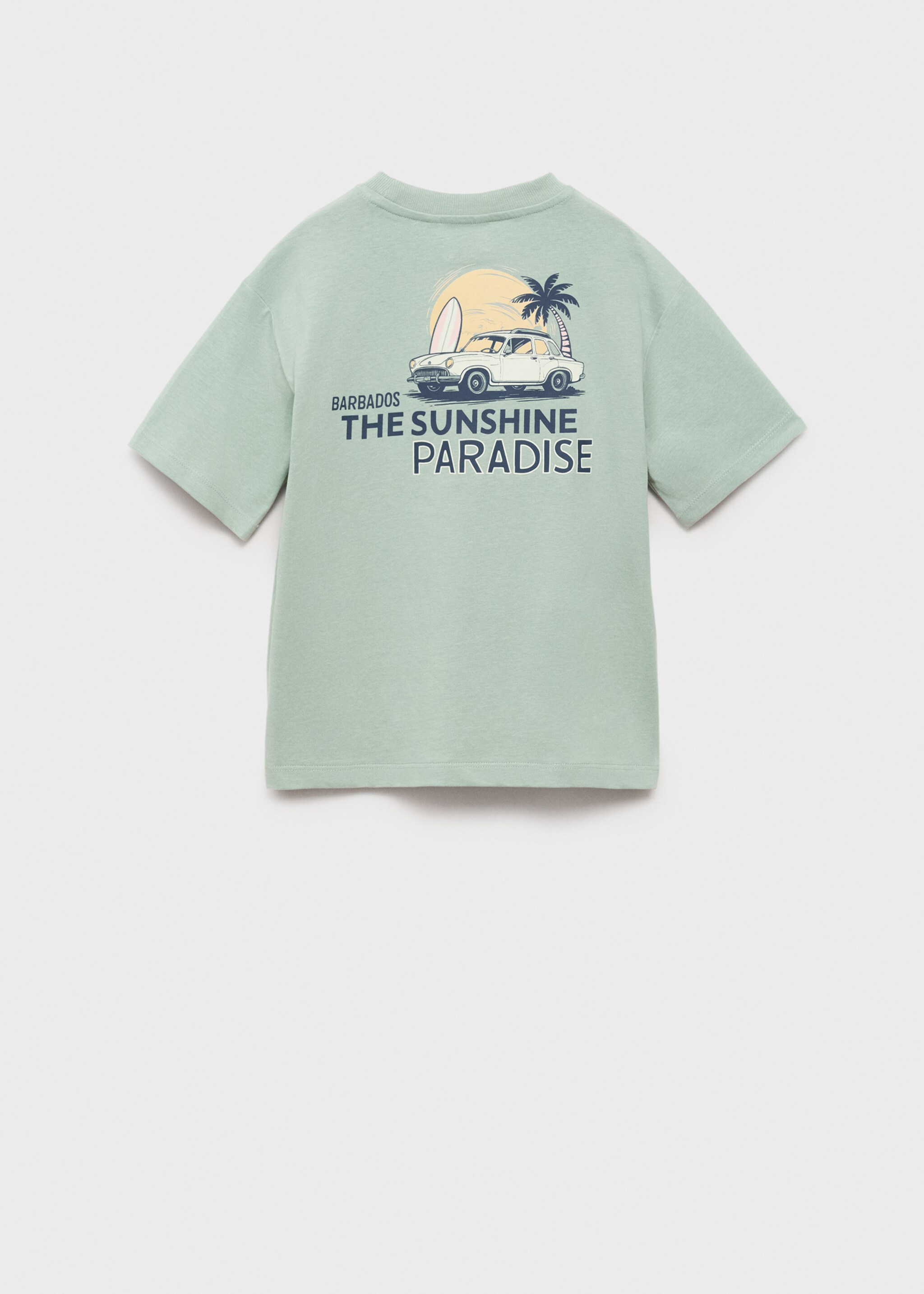 T-shirt estampada algodão - Verso do artigo