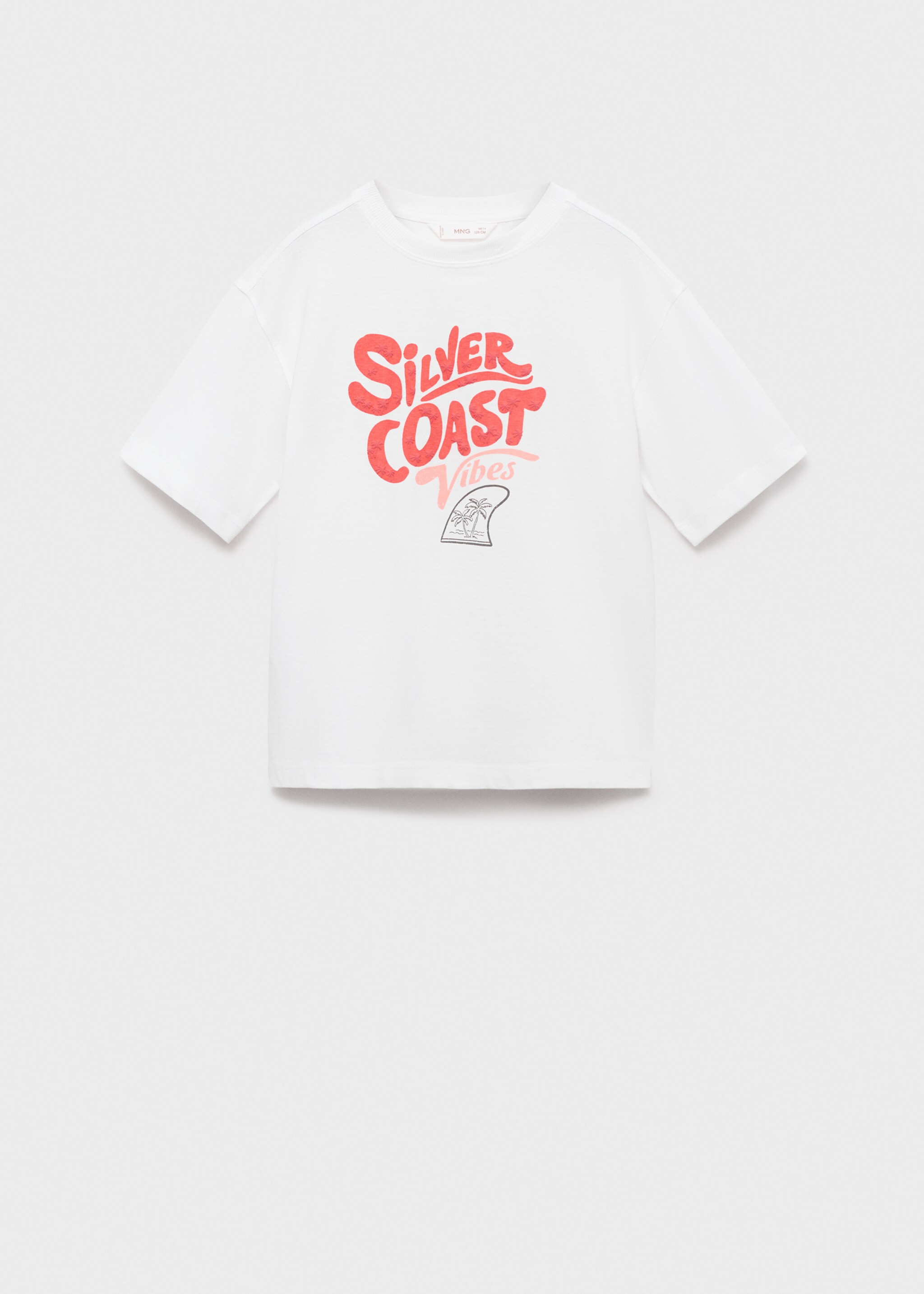 Embossed message t-shirt - Article without model