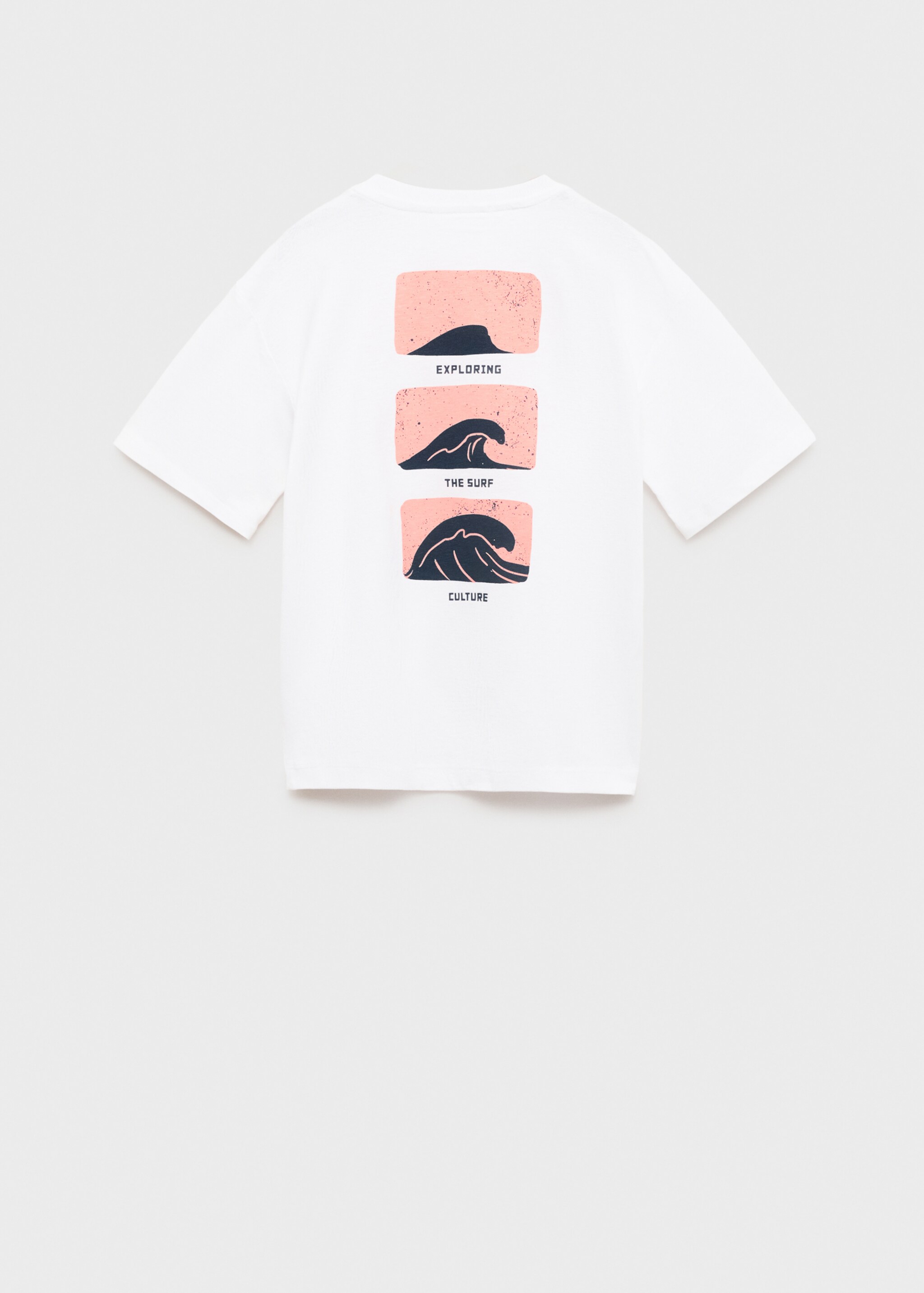 Camiseta estampada surf - Reverso del artículo