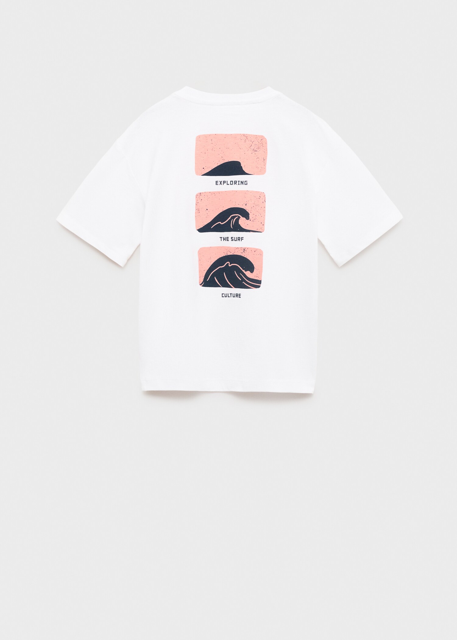 Surf printed t-shirt - Reverse of the article