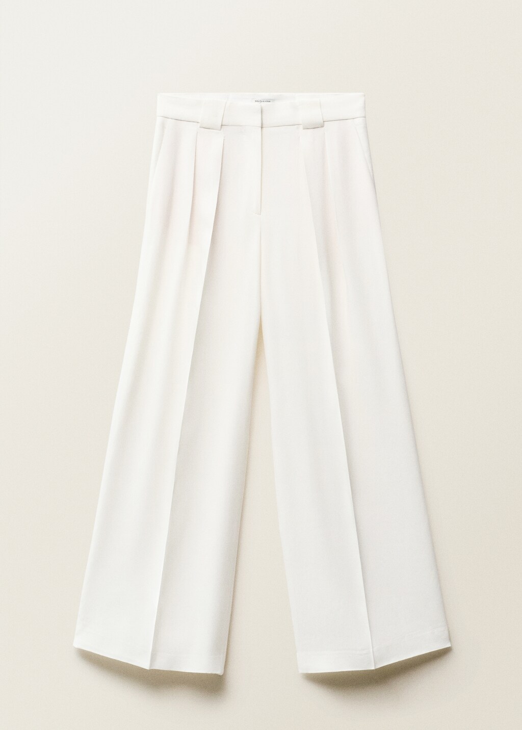 Lyocell suit pants with pleats - image 5