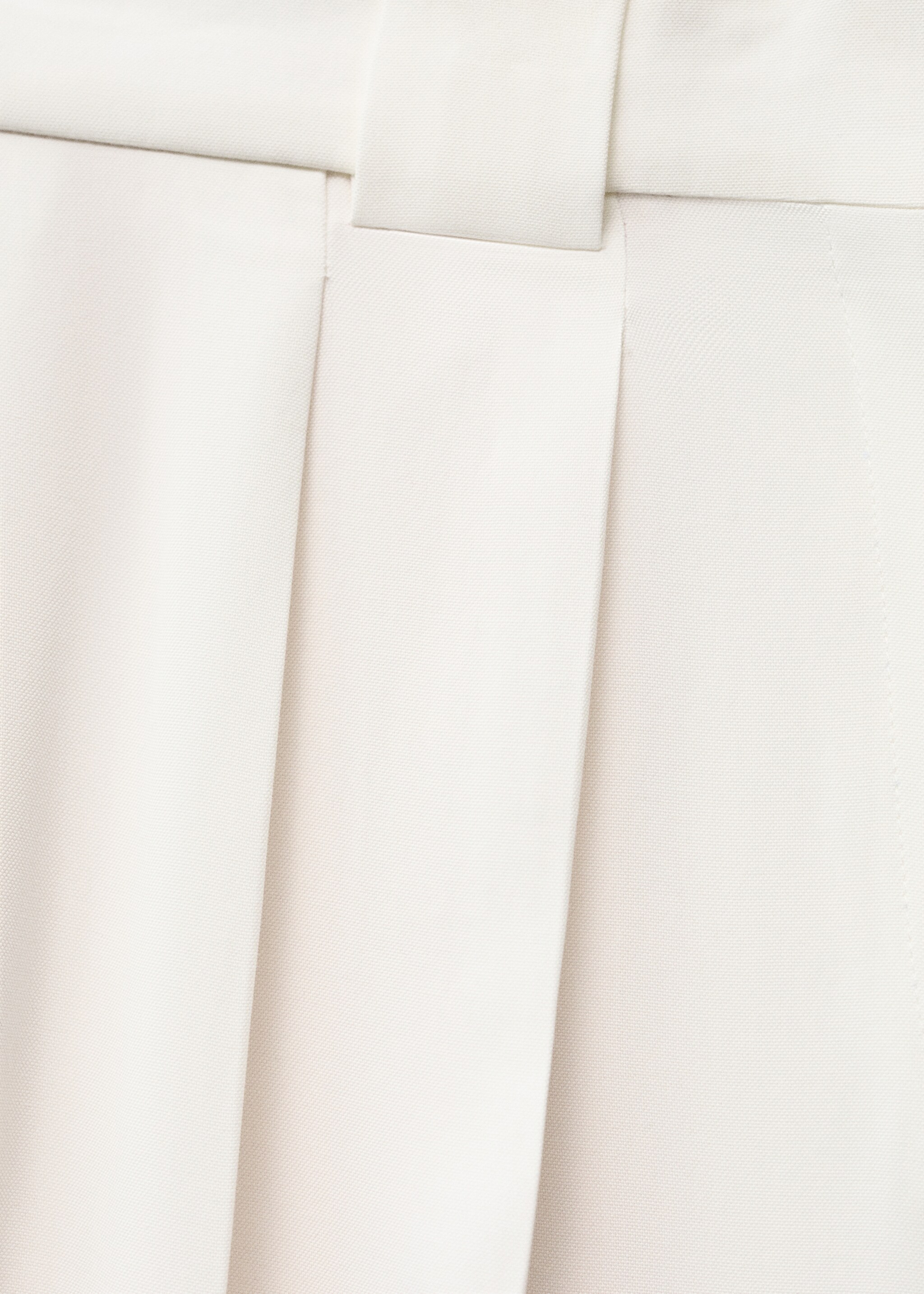 Lyocell suit trousers with pleats - Details of the article 0
