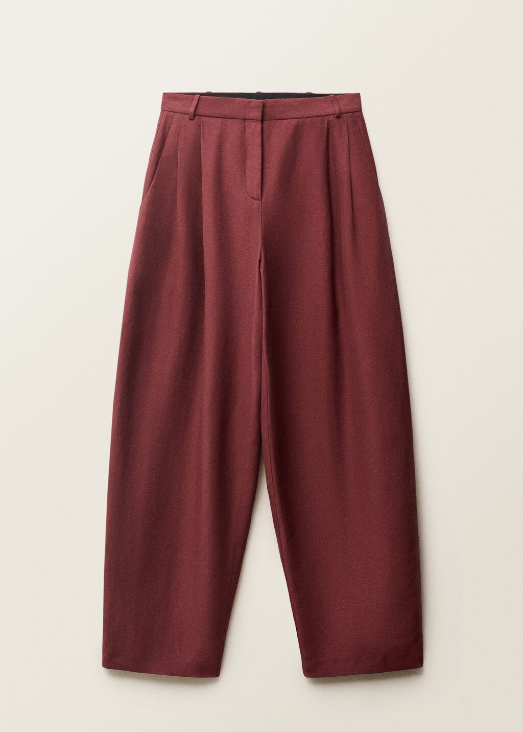 Wide leg linen-blend suit pants - image 5
