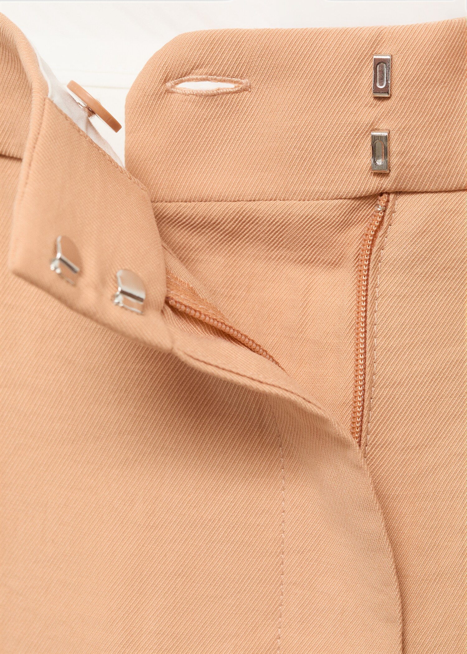 Straight-fit lyocell trousers with pleats - Details of the article 8
