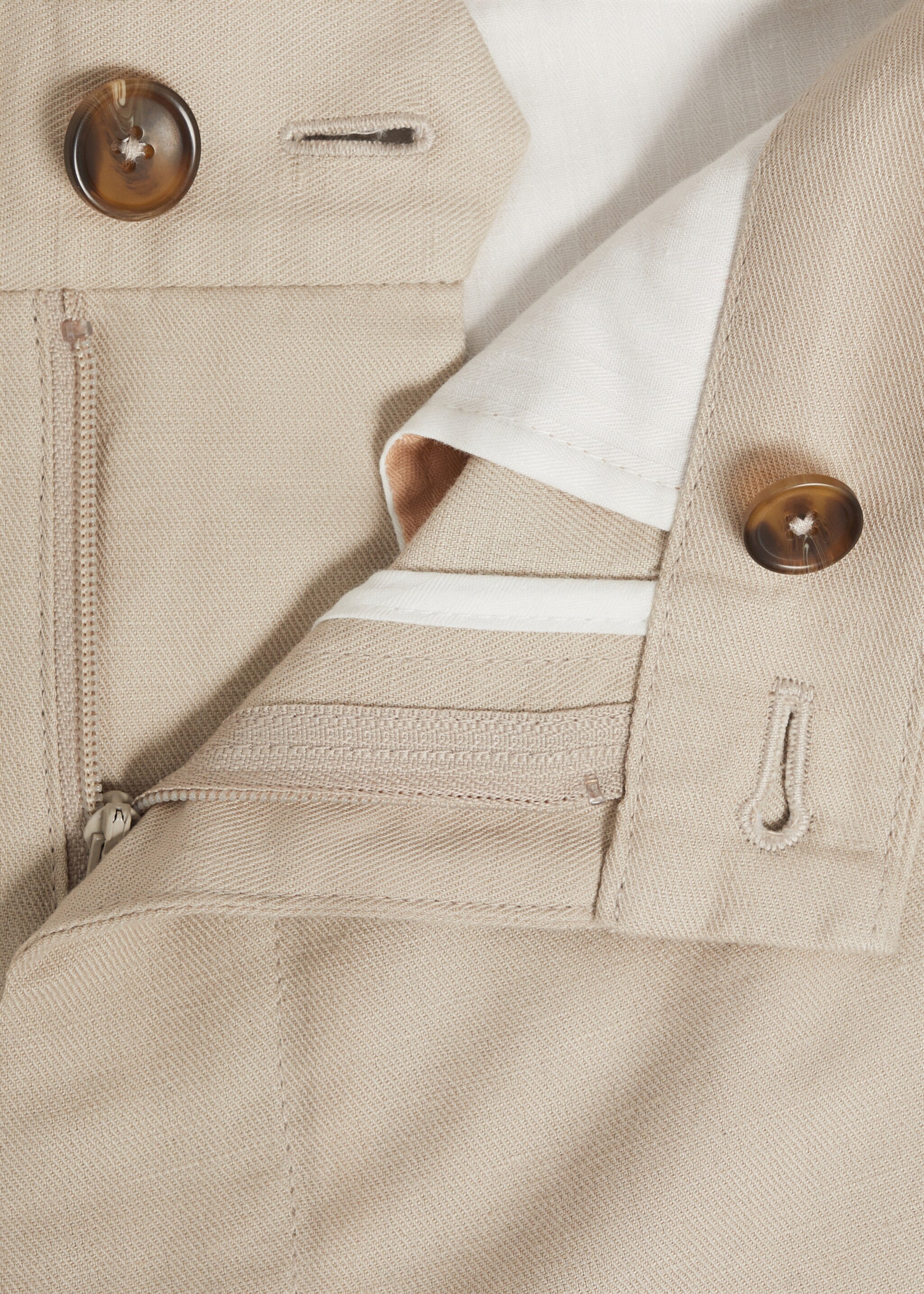 Pantalon lin regular-fit - Détail de l'article 0
