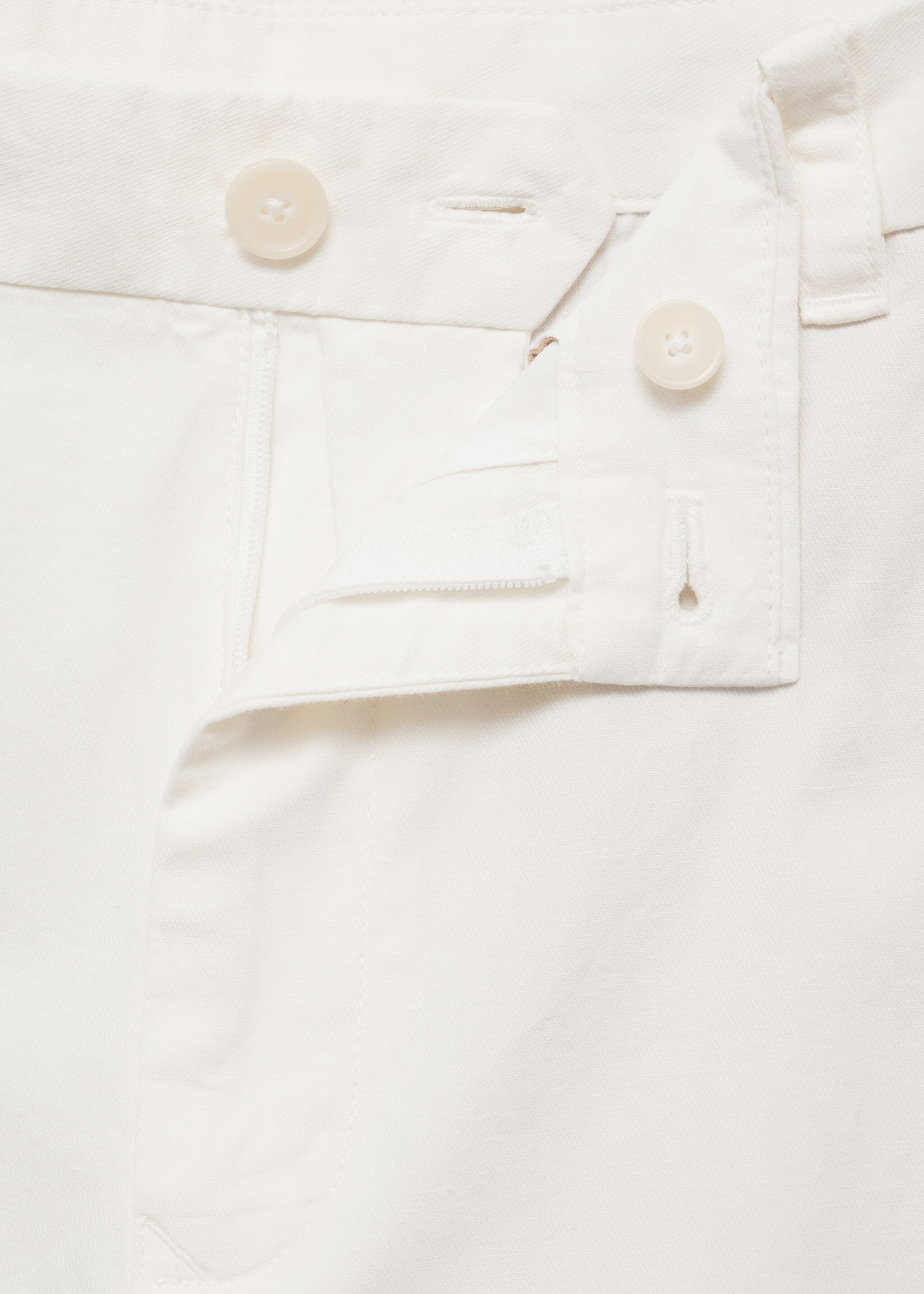 Regular-fit linen trousers - Details of the article 8