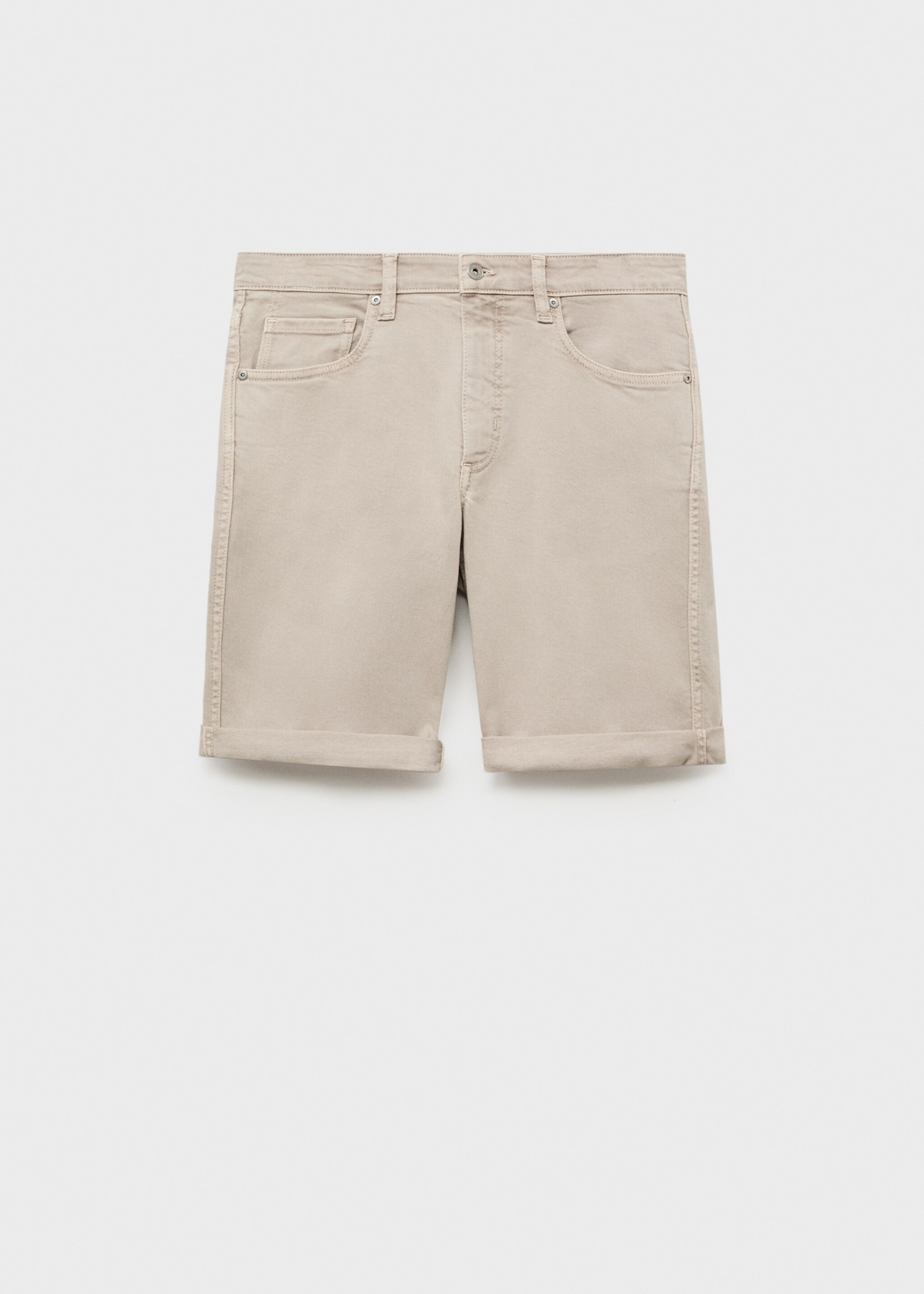 Bermudas slim fit algodón - Artículo sin modelo, Arena. Ref: 87007893-00.