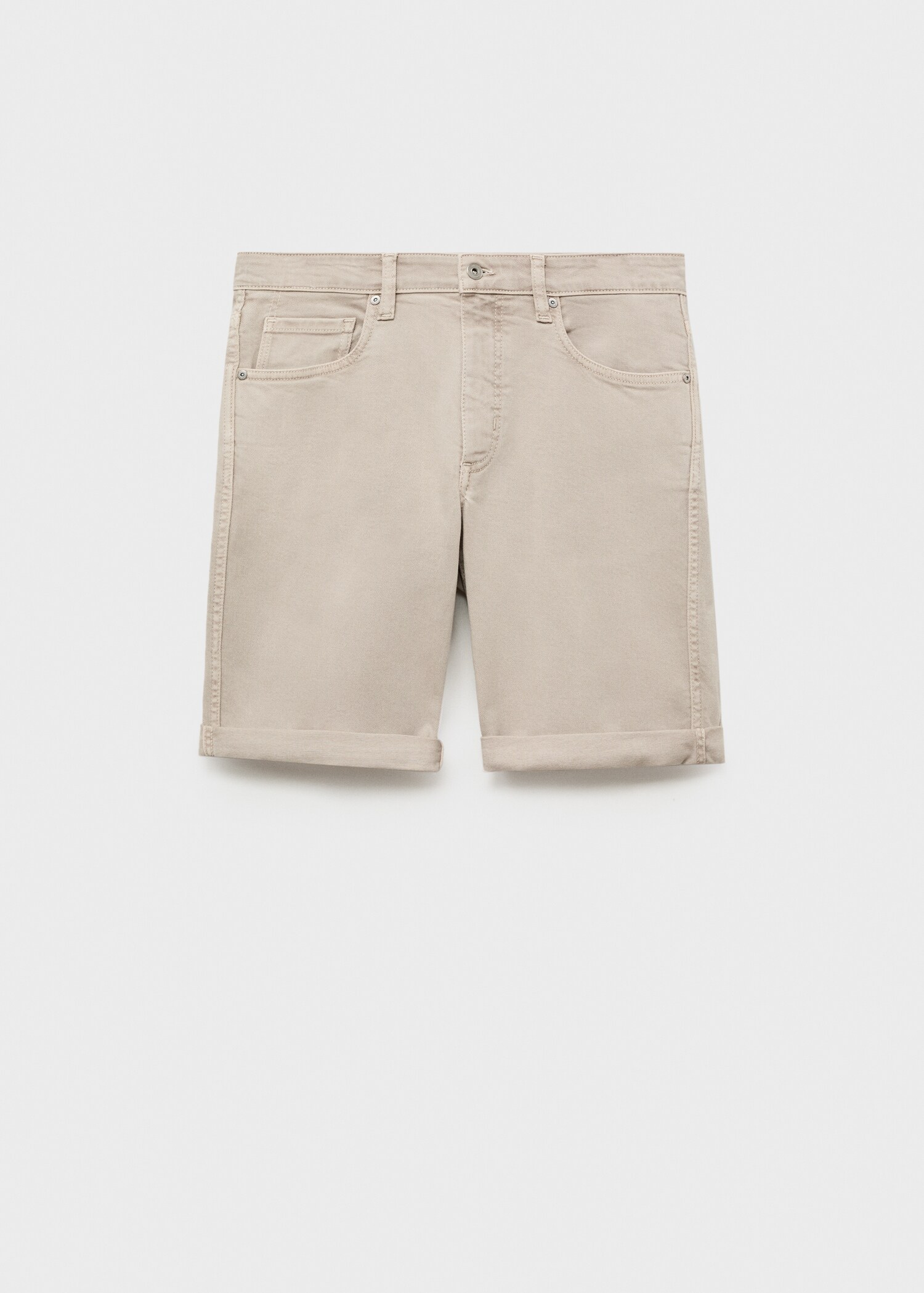 Slim Fit-Bermudashorts aus Baumwolle - Artikel ohne Model