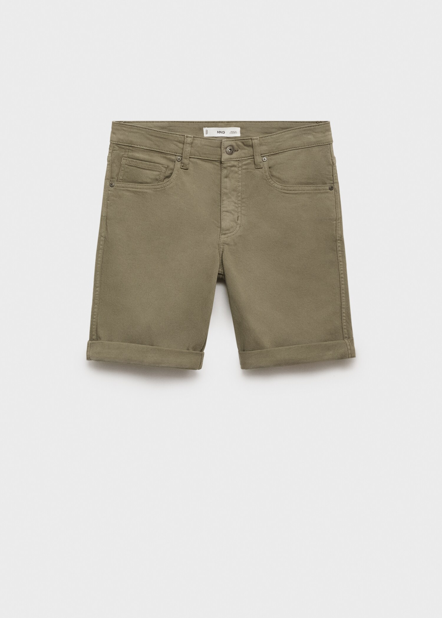 Slim Fit-Bermudashorts aus Baumwolle - Artikel ohne Model