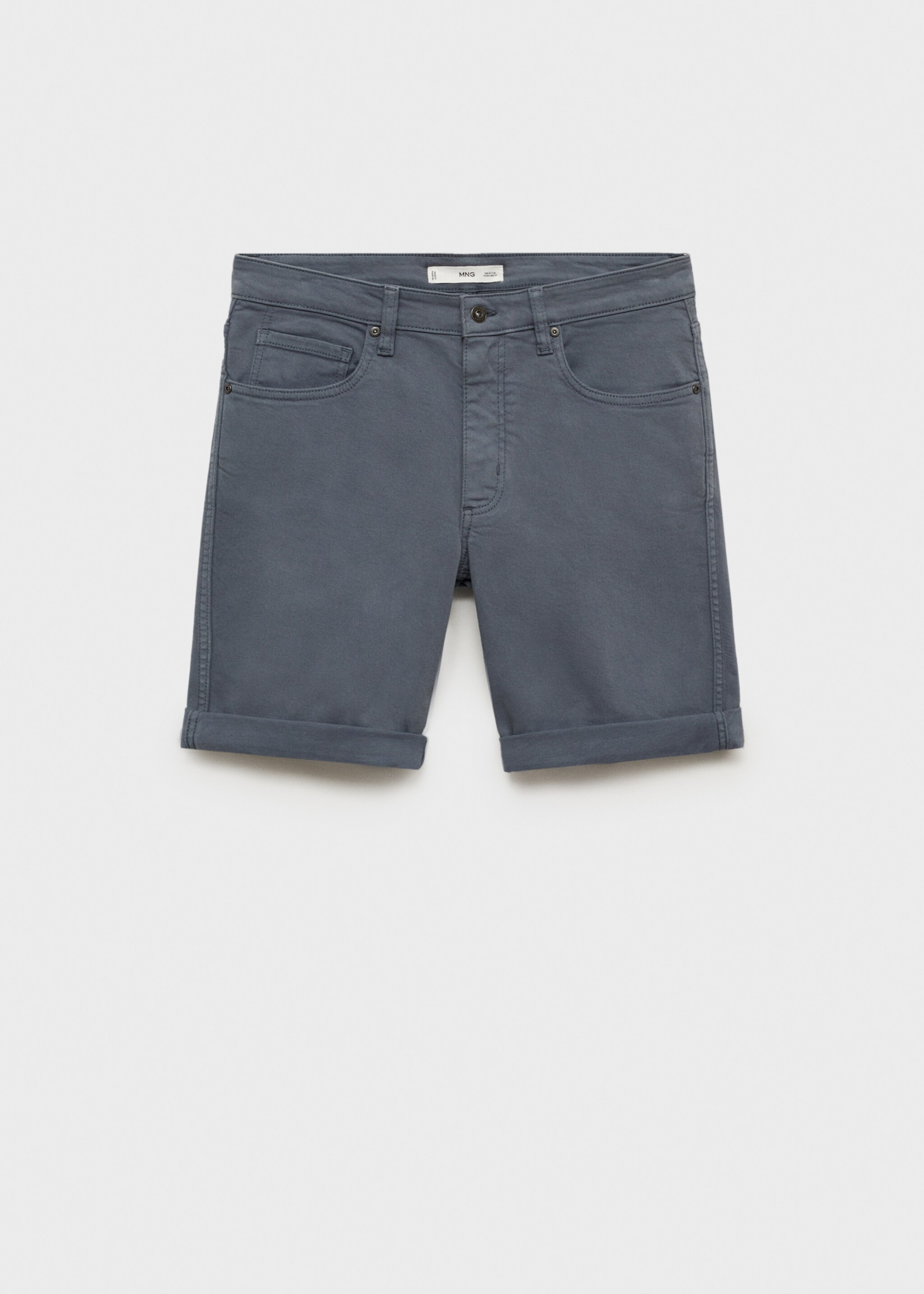 Slim fit cotton Bermuda shorts - Article without model