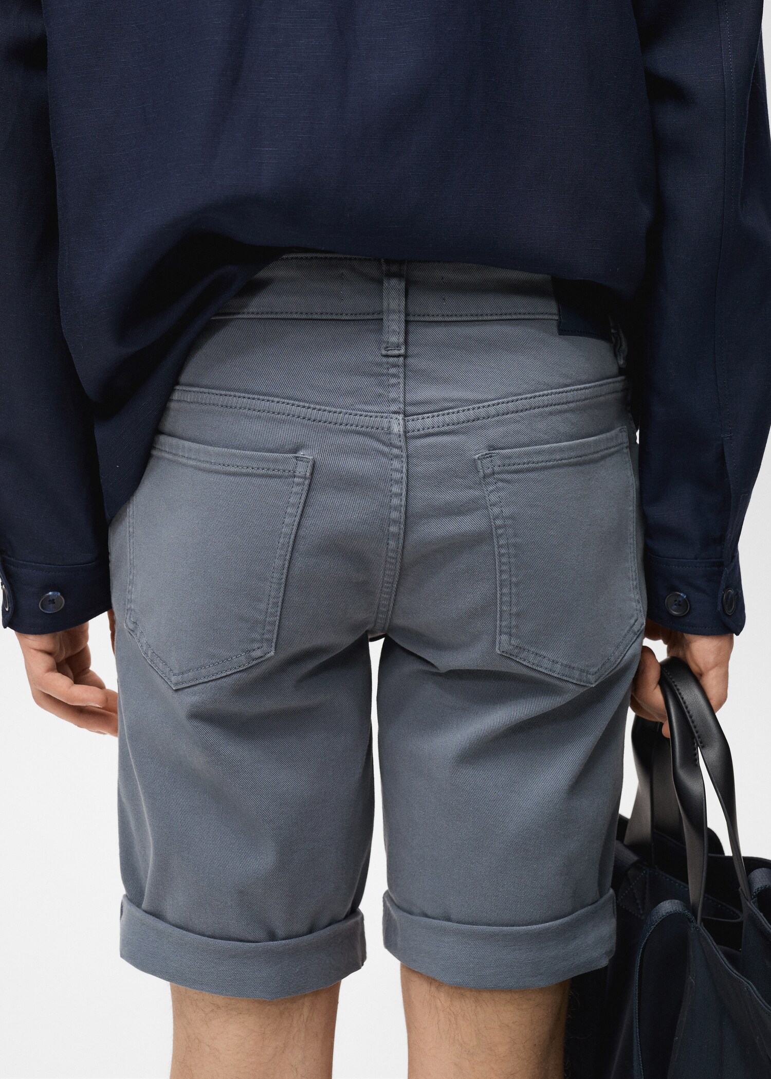 Slim Fit-Bermudashorts aus Baumwolle - Detail des Artikels 6