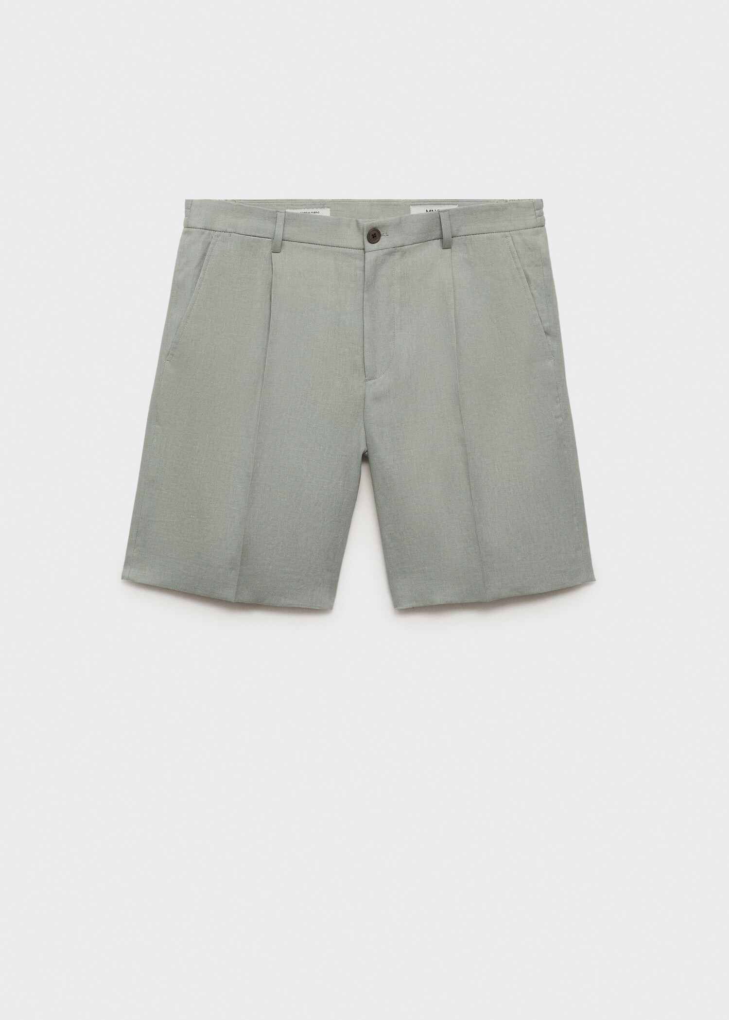 Bermudas 100 % linne pressveck - Artikel utan modell