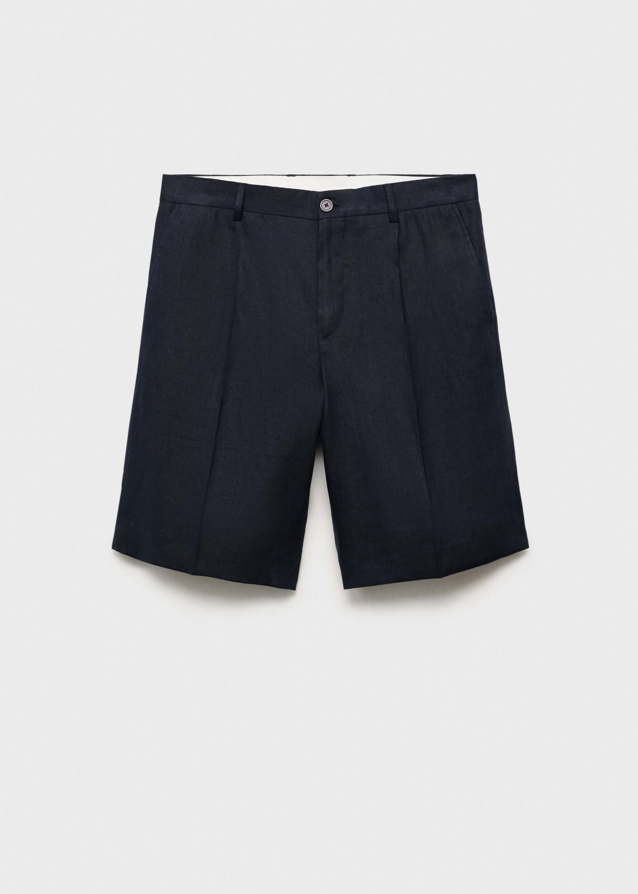 Slim-Fit-Bermudashorts aus 100 % Leinen - Artikel ohne Model